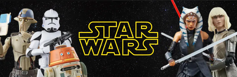 Star Wars věci produkty dárky banner mobil