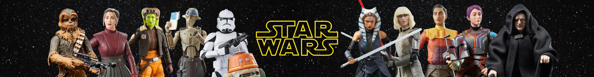 Star Wars věci produkty dárky banner