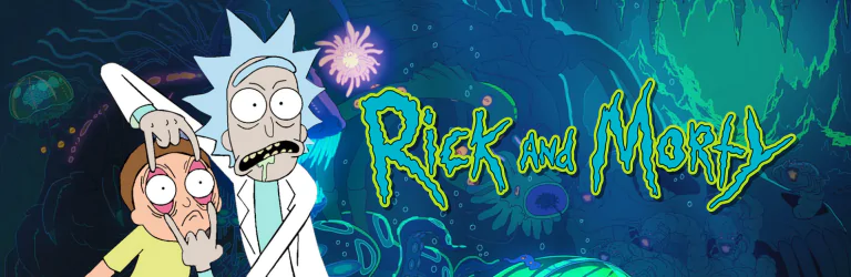 Rick and Morty puzzle banner mobil