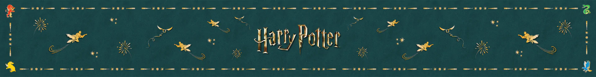 Harry Potter věci produkty dárky banner