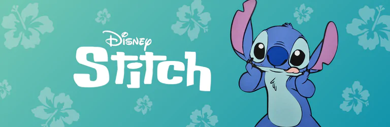 Stitch věci produkty dárky banner mobil