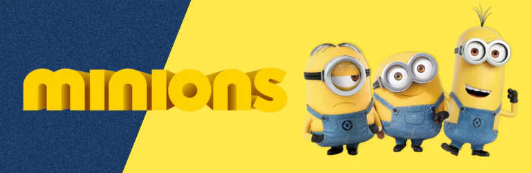 Minions (Gru) věci produkty dárky banner mobil