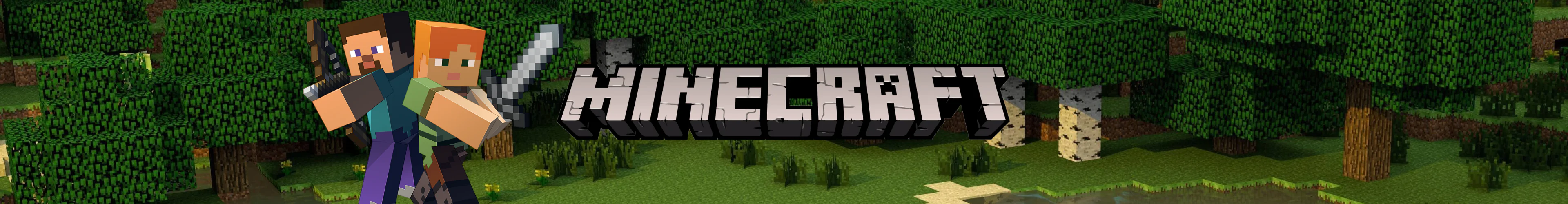 Minecraft věci produkty dárky banner