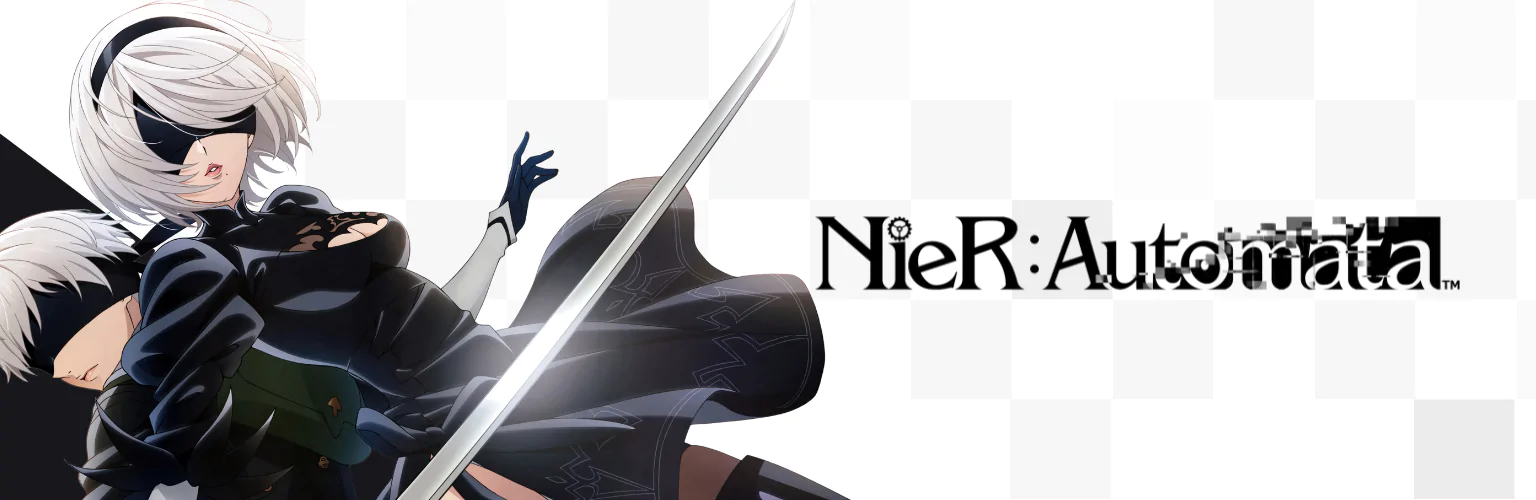 NieR plakáty banner mobil