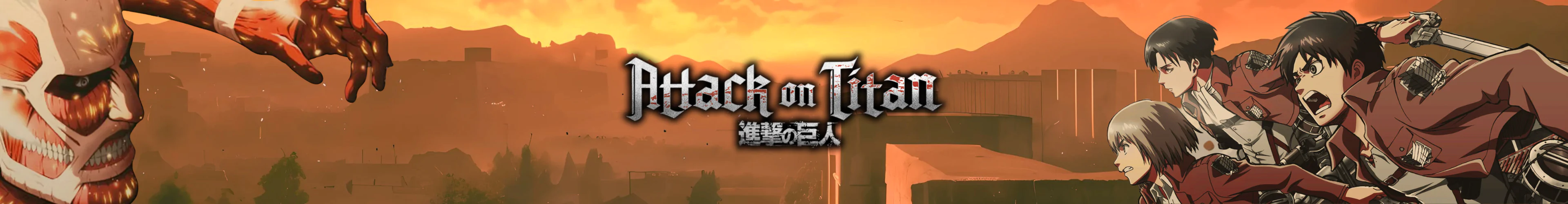 Attack on Titan věci produkty dárky banner