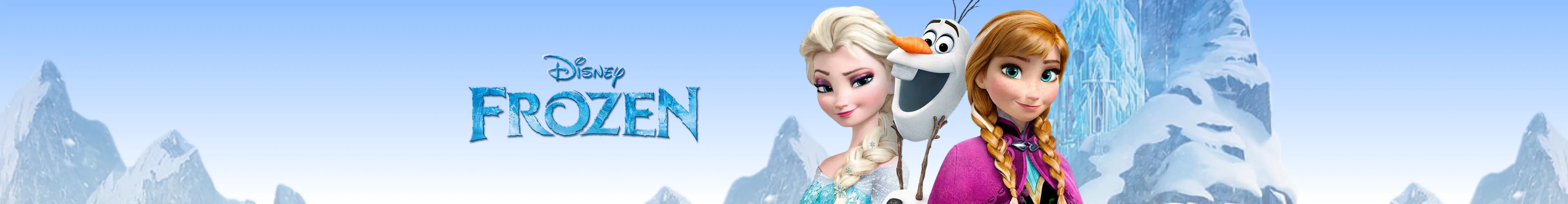 Frozen papírnické zboží banner