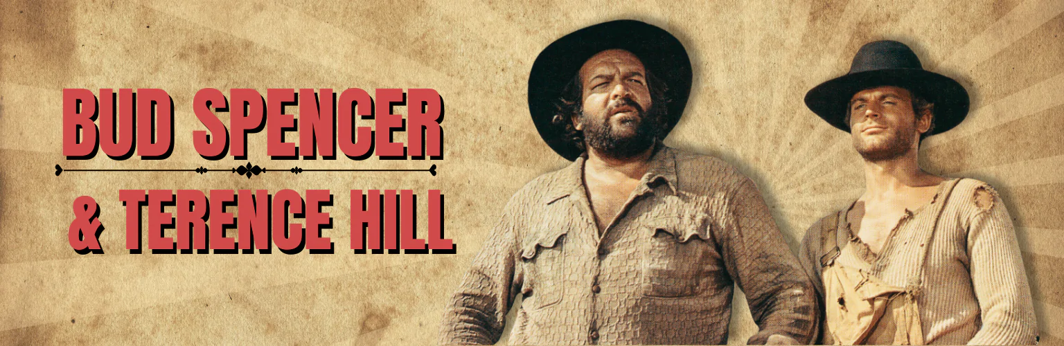 Bud Spencer és Terence Hill věci produkty dárky banner mobil