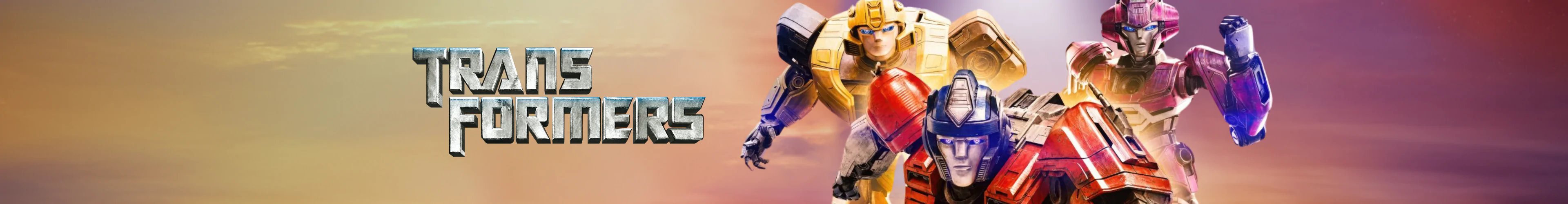 Transformers věci produkty dárky banner