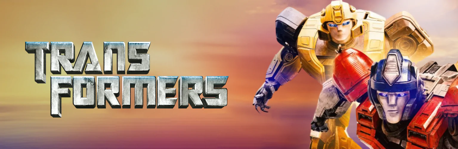 Transformers věci produkty dárky banner mobil