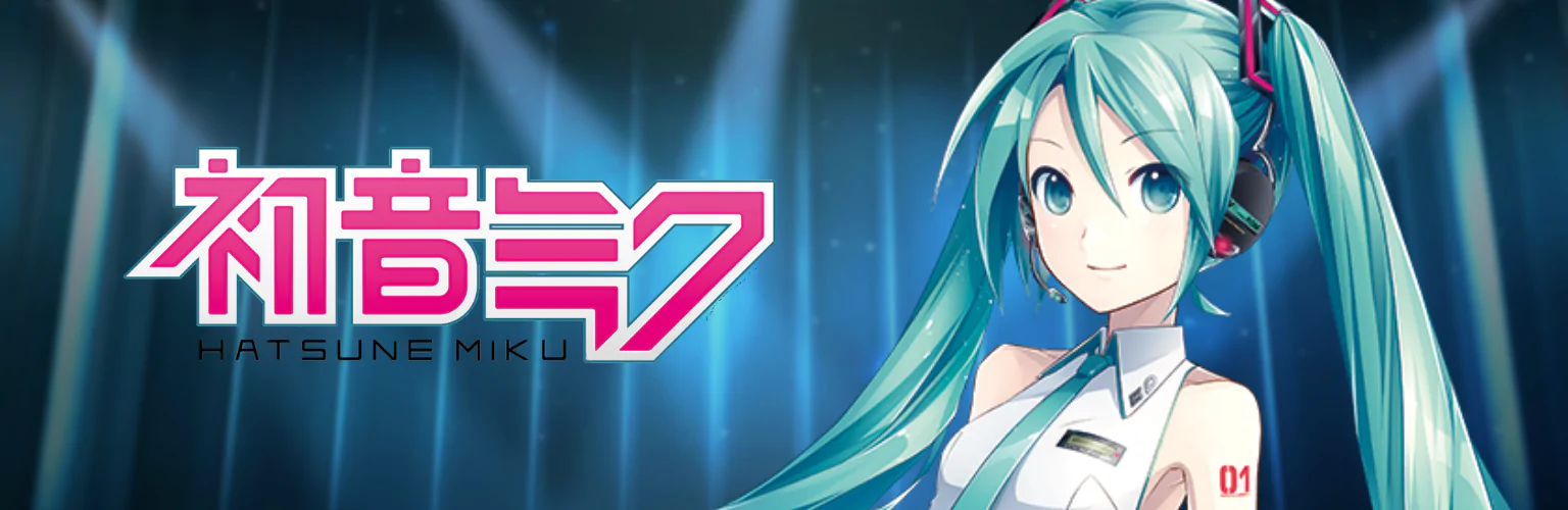 Vocaloid Hatsune Miku věci produkty dárky banner mobil