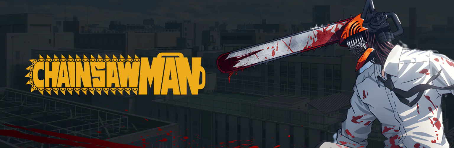 Chainsaw Man věci produkty dárky banner mobil