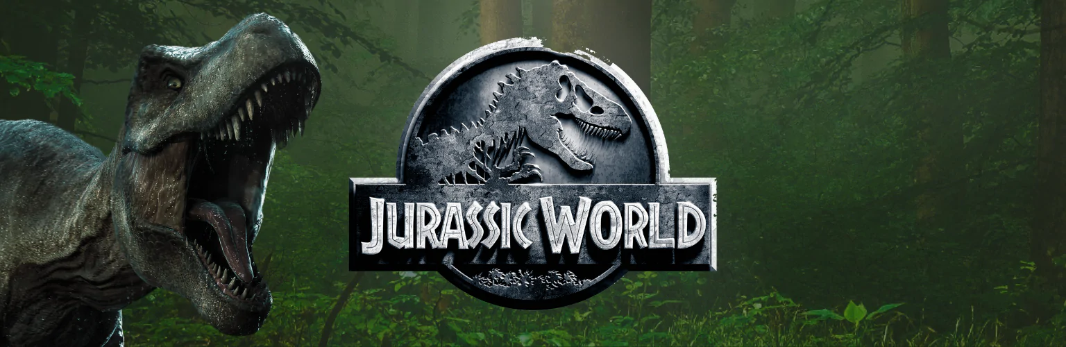 Jurassic World věci produkty dárky banner mobil