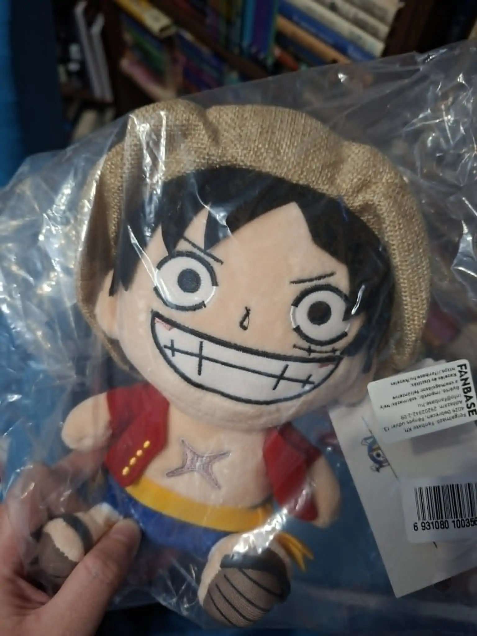 Plyšová figurka One Piece Monkey D. Luffy Gear 5 New World Ver. 20 cm fotografii produktu