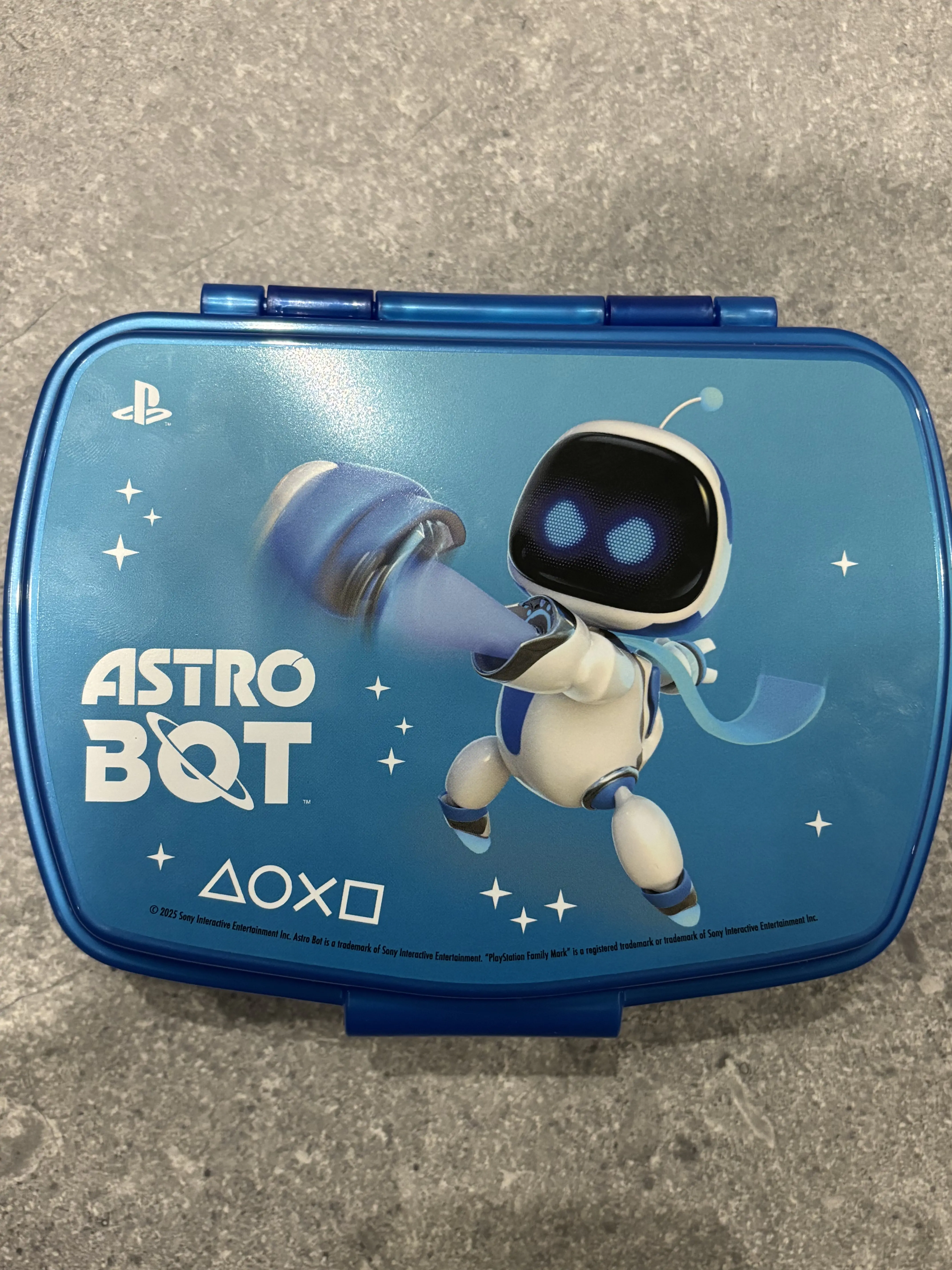 Playstation Astro Bot legrační plastový box na svačinu fotografii produktu