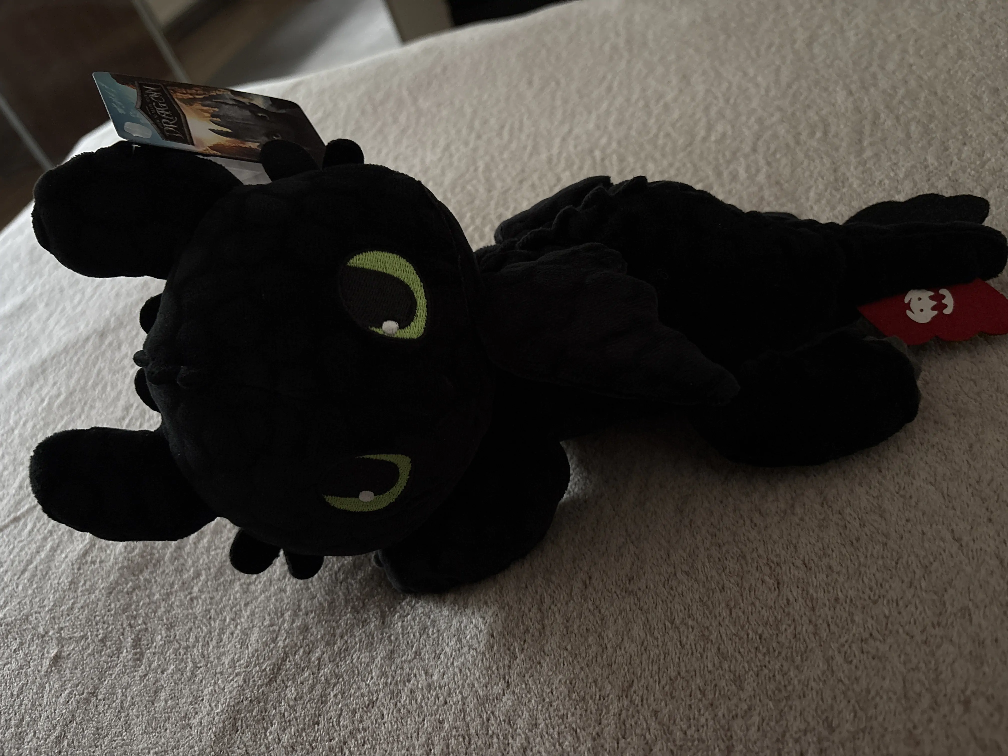 Jak vycvičit draka Plyšová figurka Toothless Lying verze 30 cm fotografii produktu