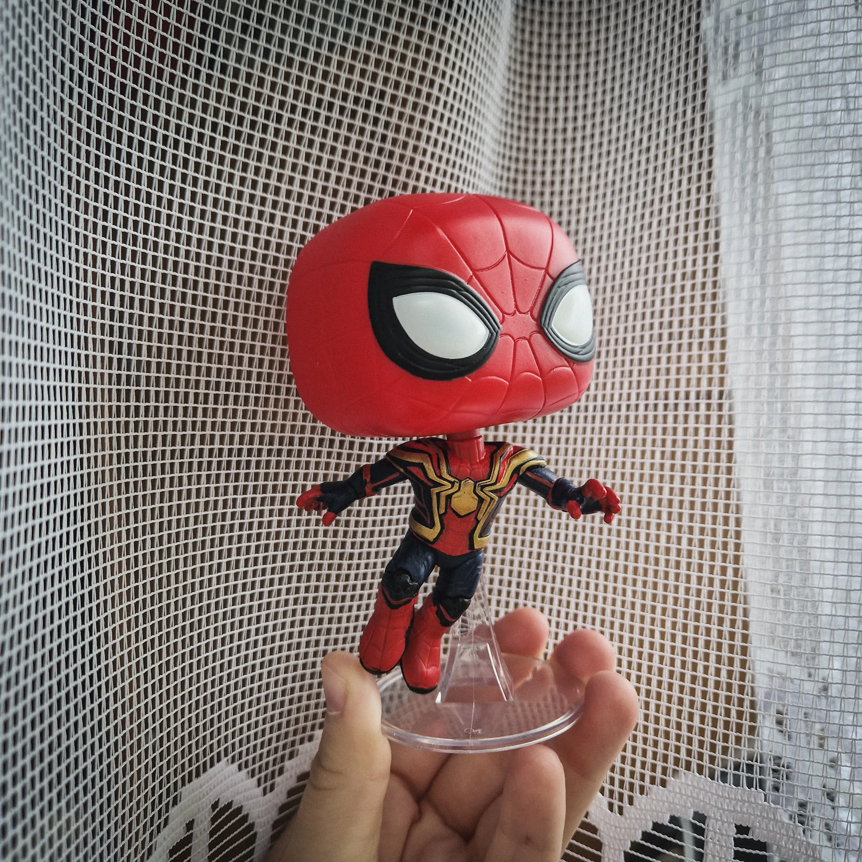 Spider-Man: No Way Home POP! Marvel Vinyl Figure Spider-Man Swing 9 cm figurka fotografii produktu