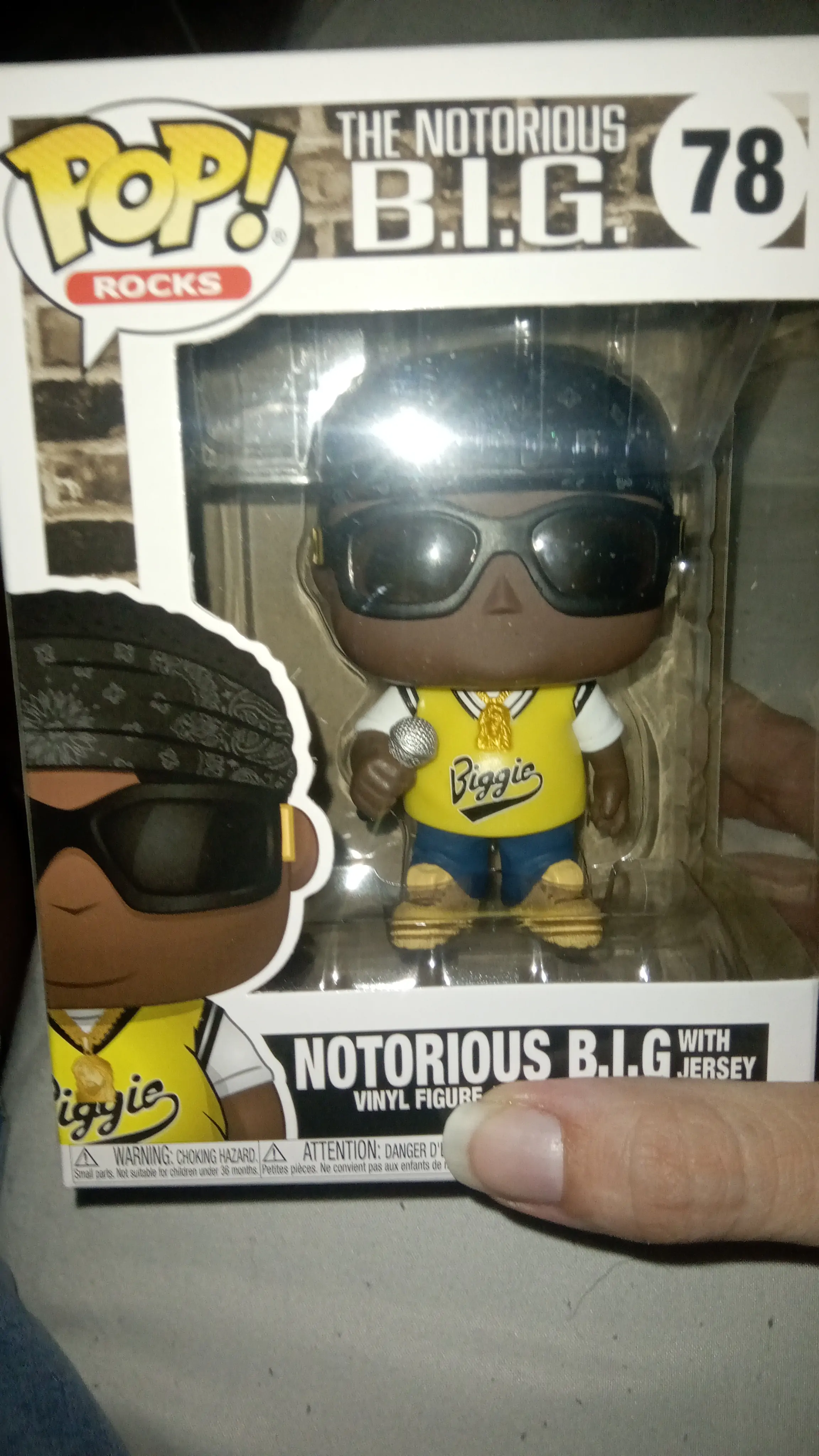 Notorious B.I.G. POP! Sběratelská figurka z vinylu Notorious B.I.G. (Jersey) 9 cm fotografii produktu