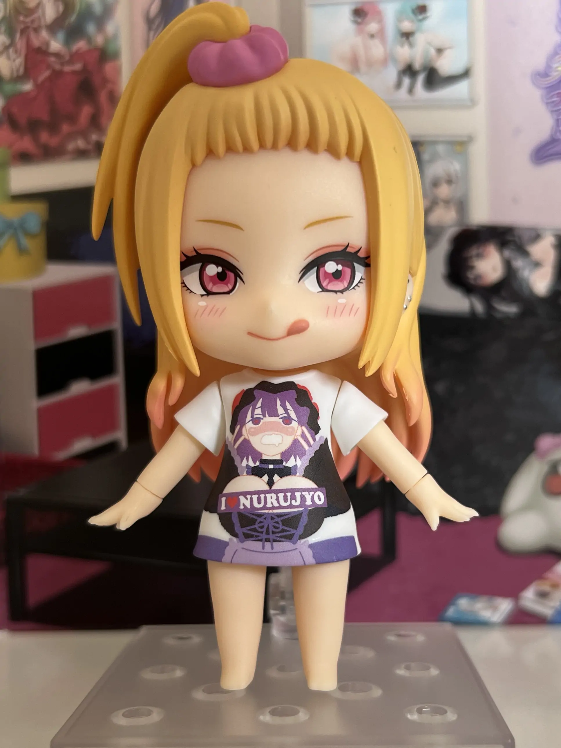 My Dress-Up Darling Nendoroid Akční figurka Marin Kitagawa: Slippery Girls Full Graphic T-Shirt Ver. 10 cm fotografii produktu
