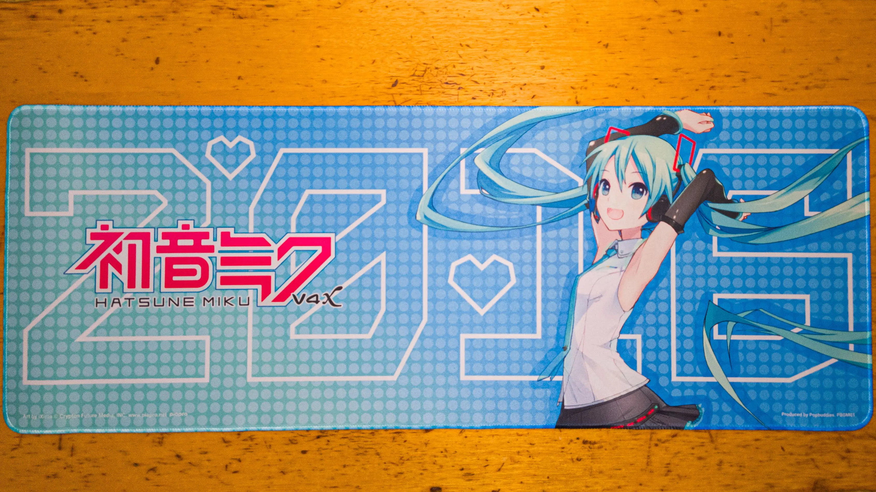 Hatsune Miku XXL podložka pod myš Hatsune Miku V4x fotografii produktu