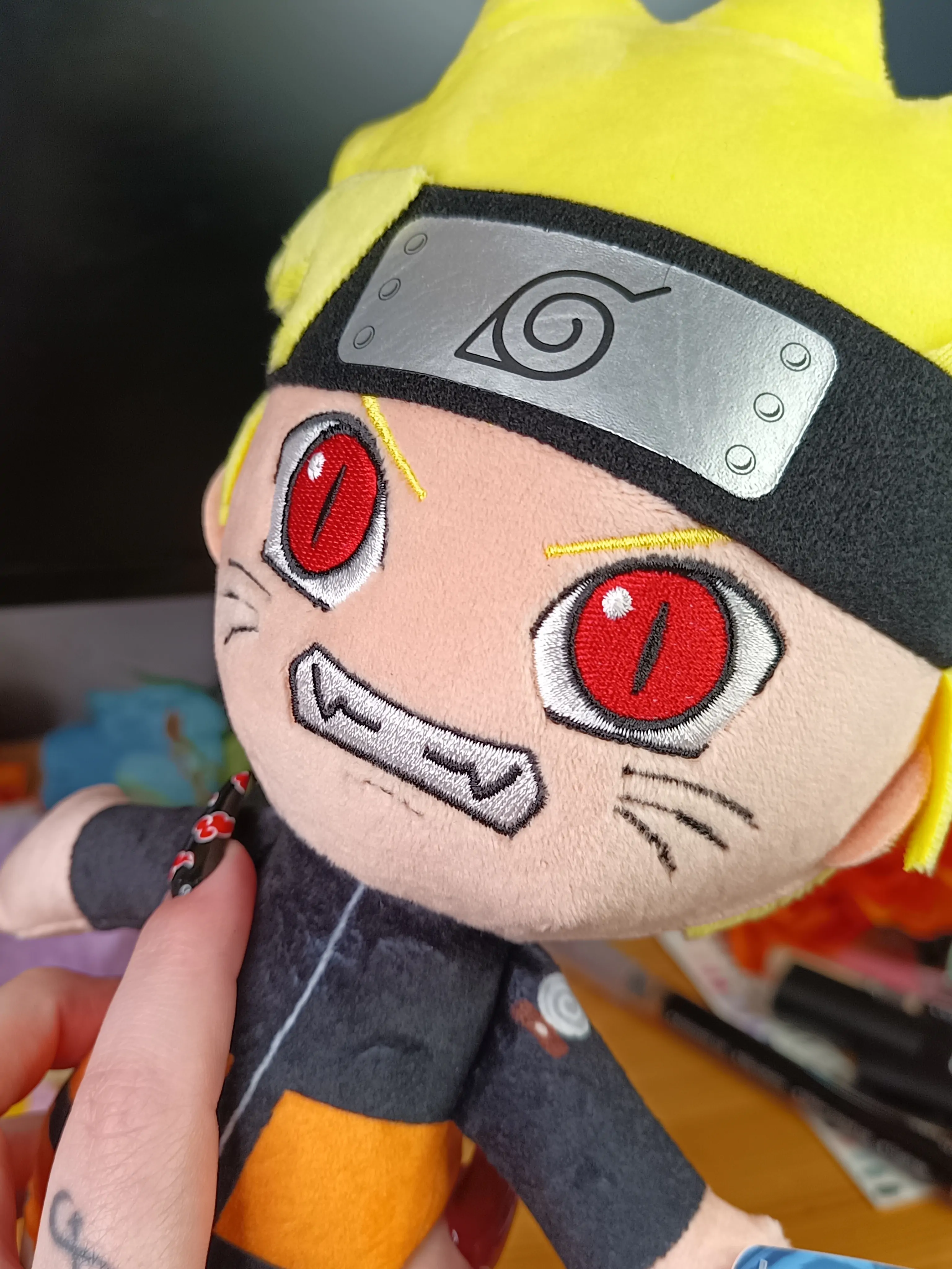 Naruto Shippuden Cuteforme plyšová figurka Naruto Uzumaki Nine Tails Unleashed verze 29 cm fotografii produktu