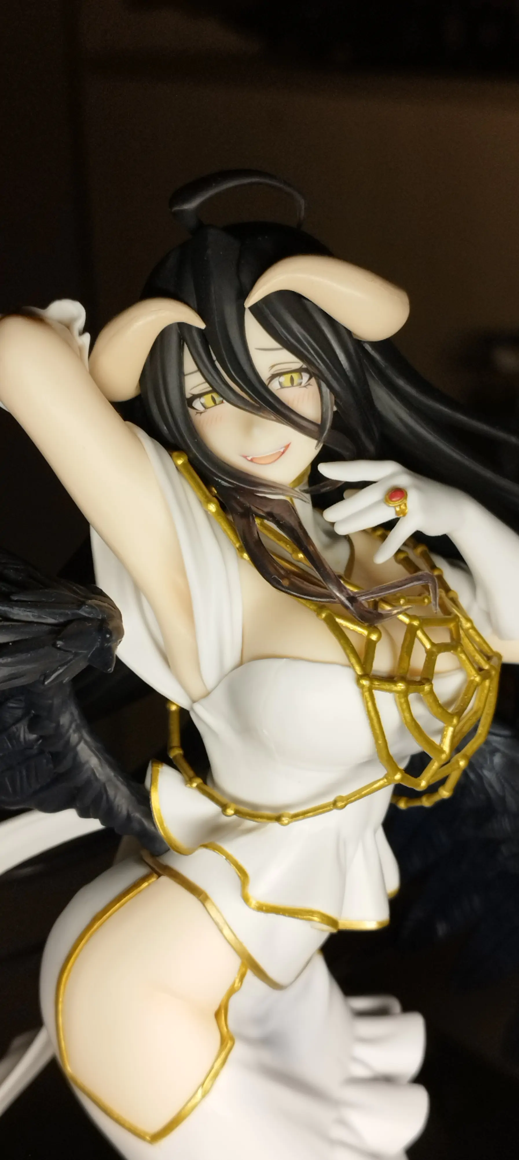 Overlord T-most PVC Soška Albedo Pure White Devil Ver. 29 cm fotografii produktu