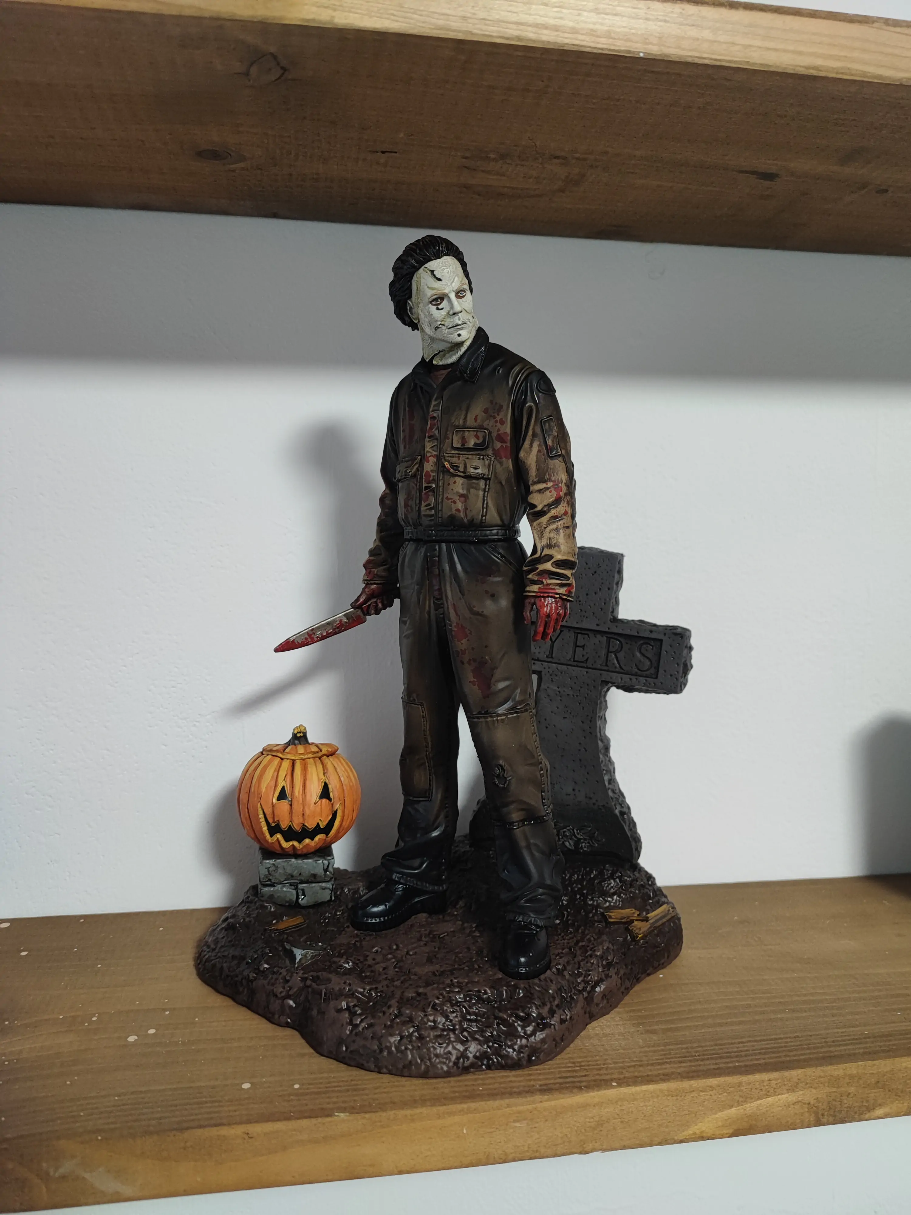Halloweenský odpočítávací kalendář s postavičkou, modelová stavebnice Michael Myers fotografii produktu