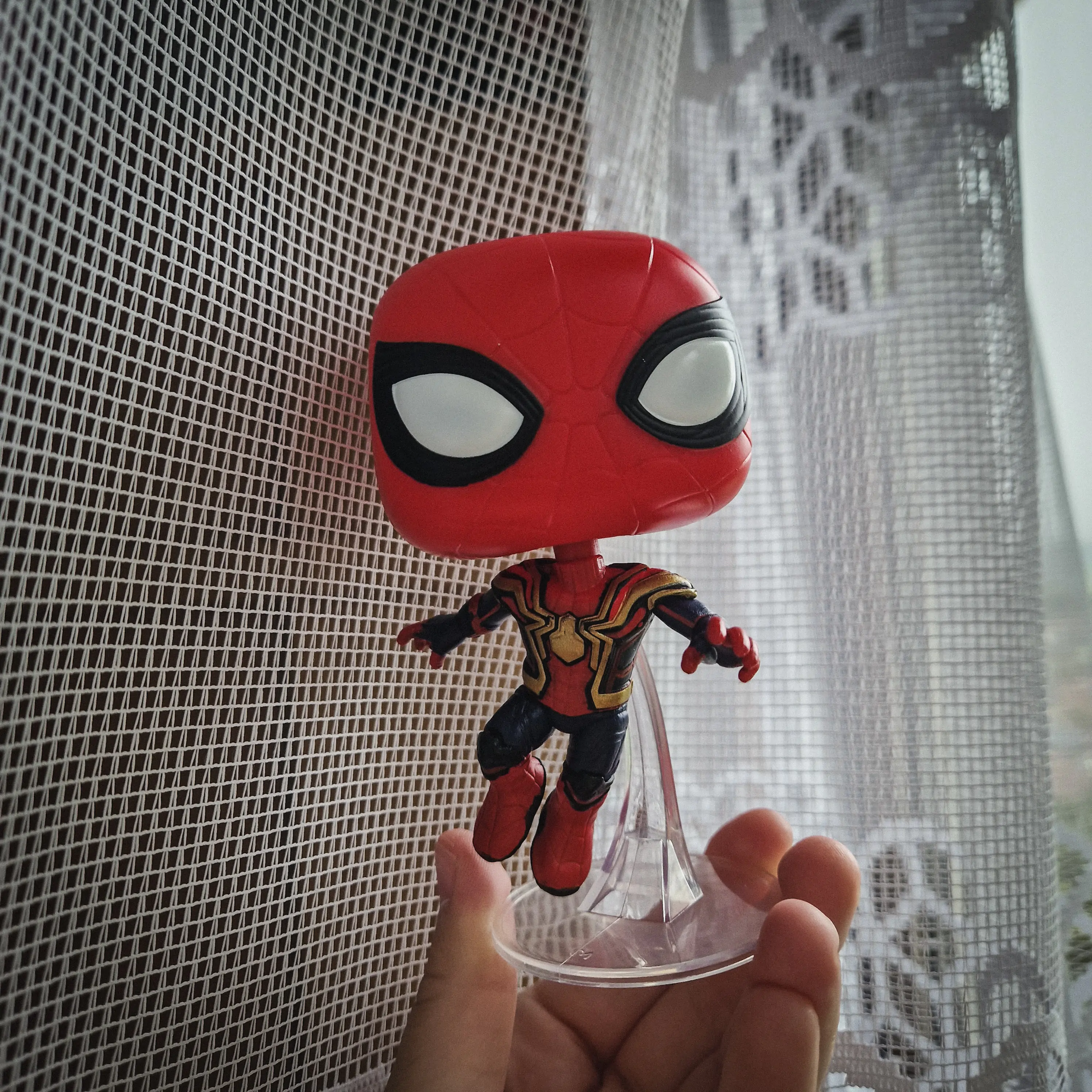 Spider-Man: No Way Home POP! Marvel Vinyl Figure Spider-Man Swing 9 cm figurka fotografii produktu