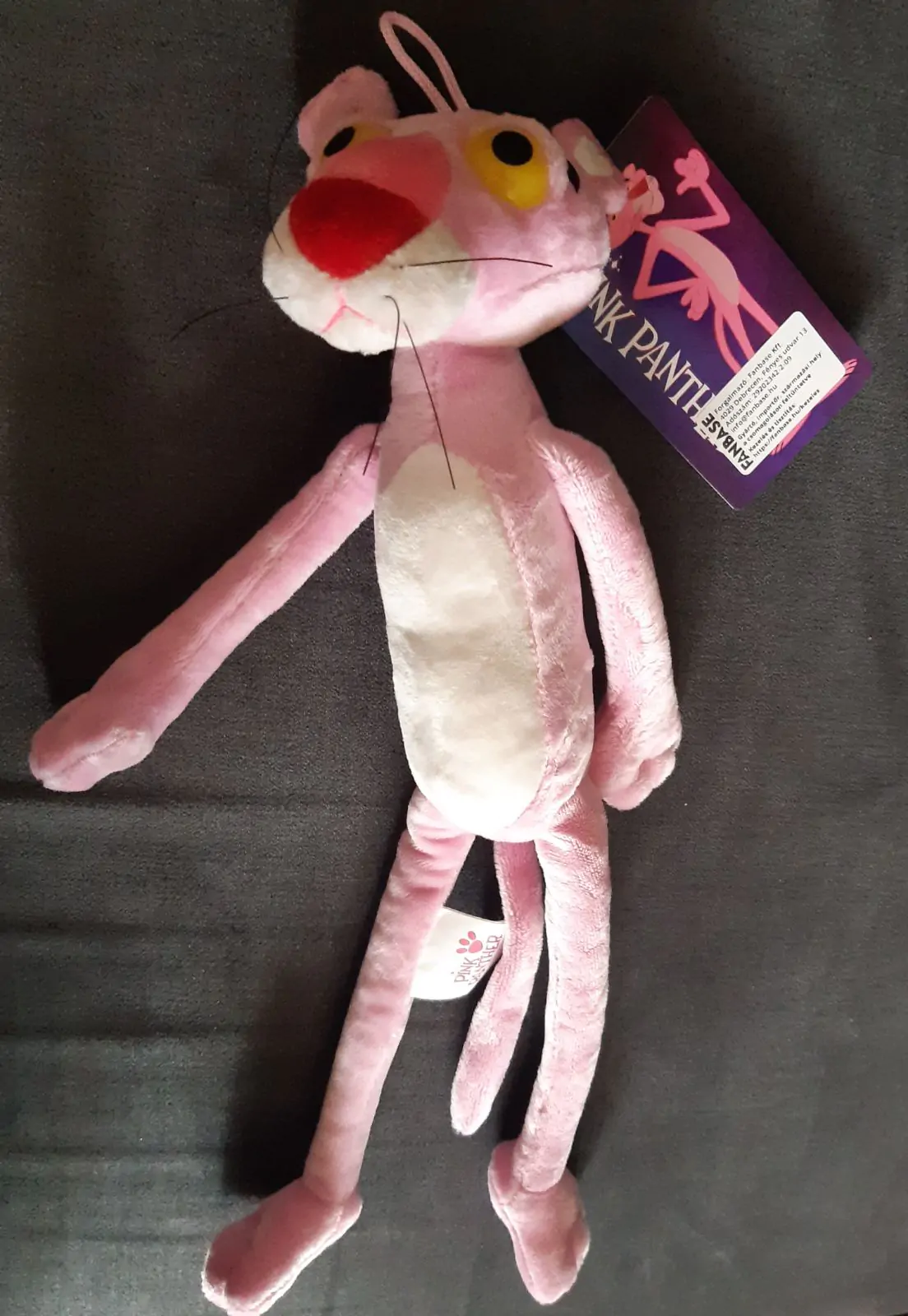 Pink Panther měkká plyšová hračka 30 cm fotografii produktu