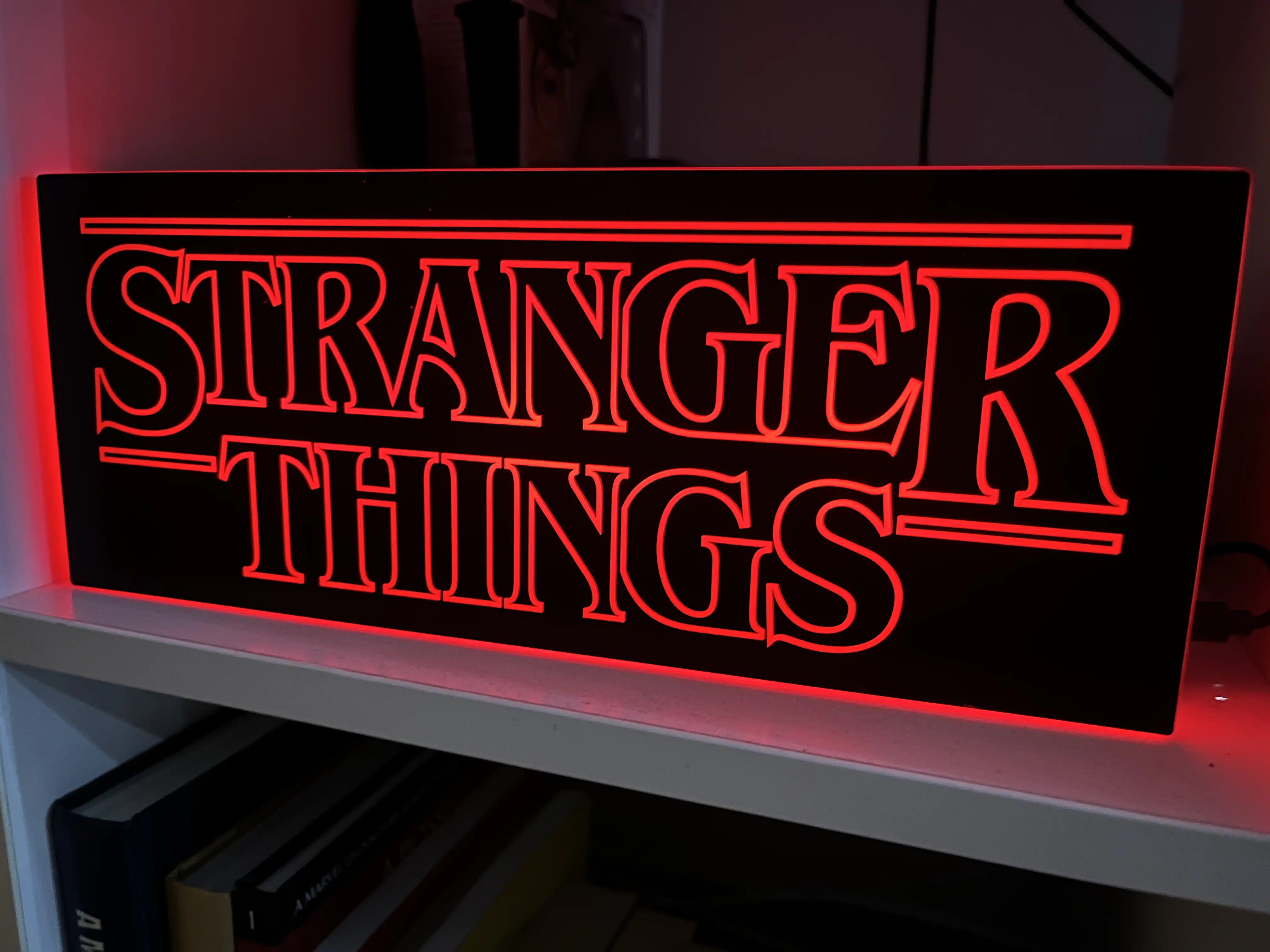 STRANGER THINGS - Logo Světlo fotografii produktu