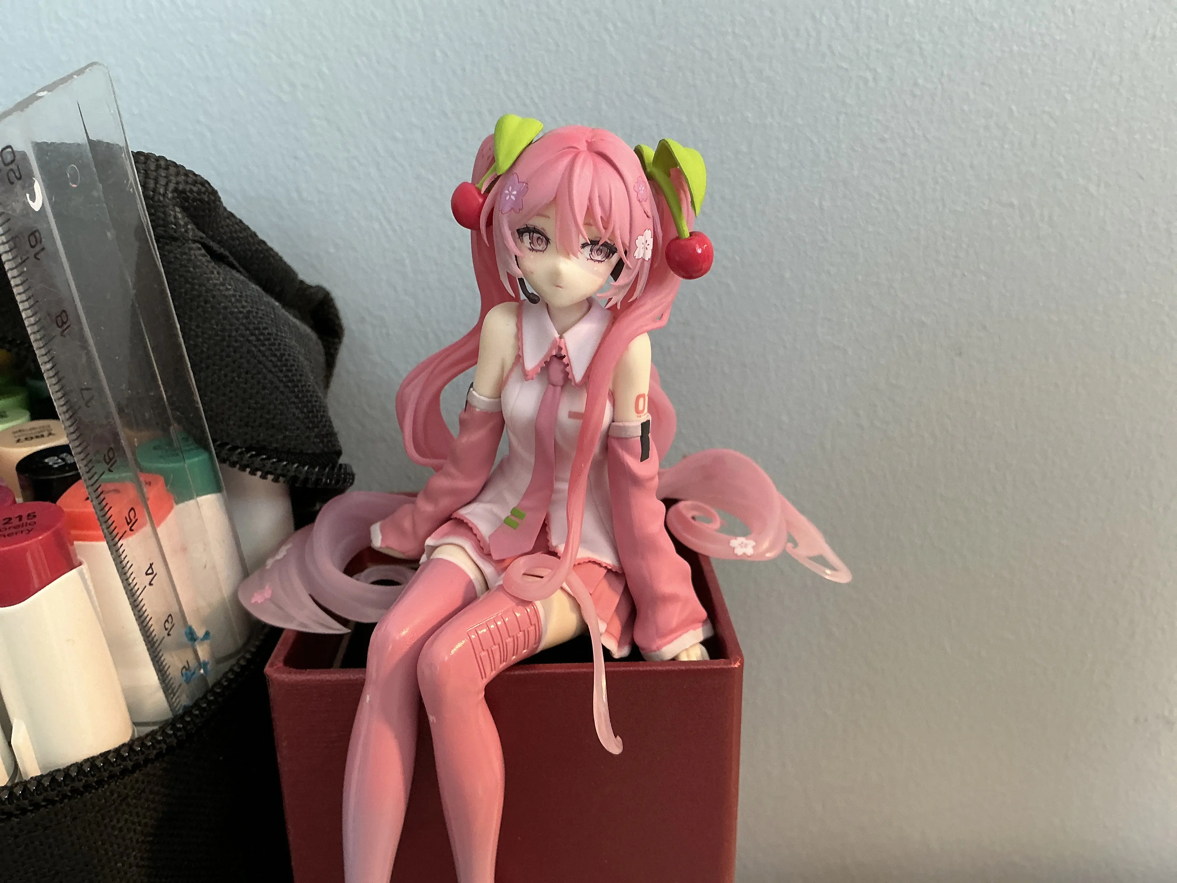 Hatsune Miku Noodle Stopper PVC Soška Sakura Miku 2026 14 cm fotografii produktu