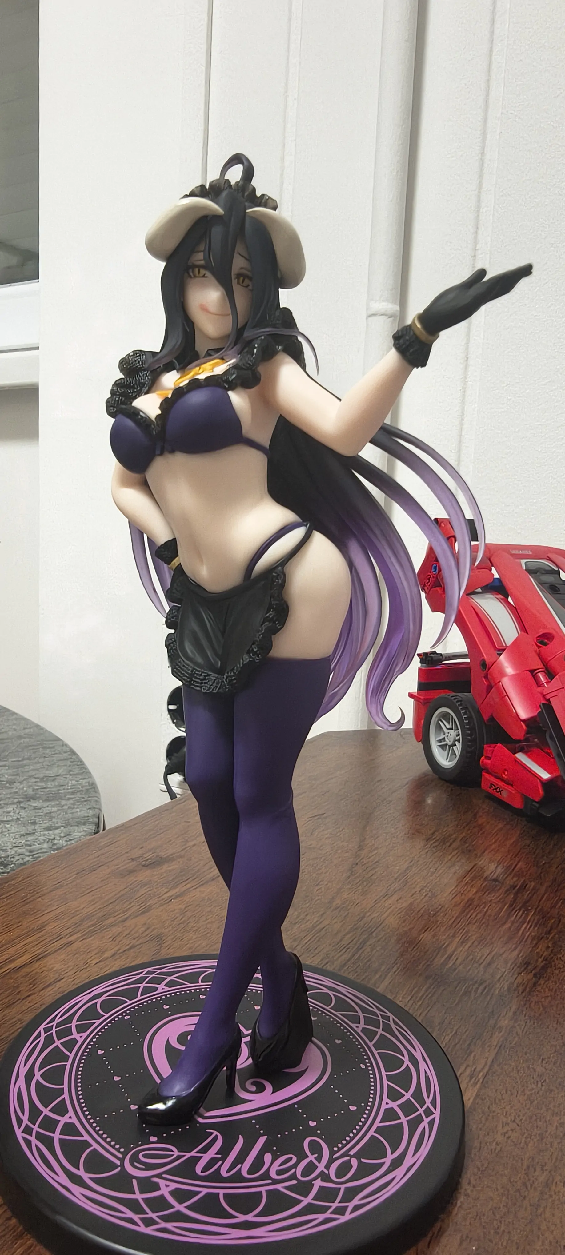 Overlord Coreful PVC Soška Albedo Maid Renewal Edition 18 cm fotografii produktu