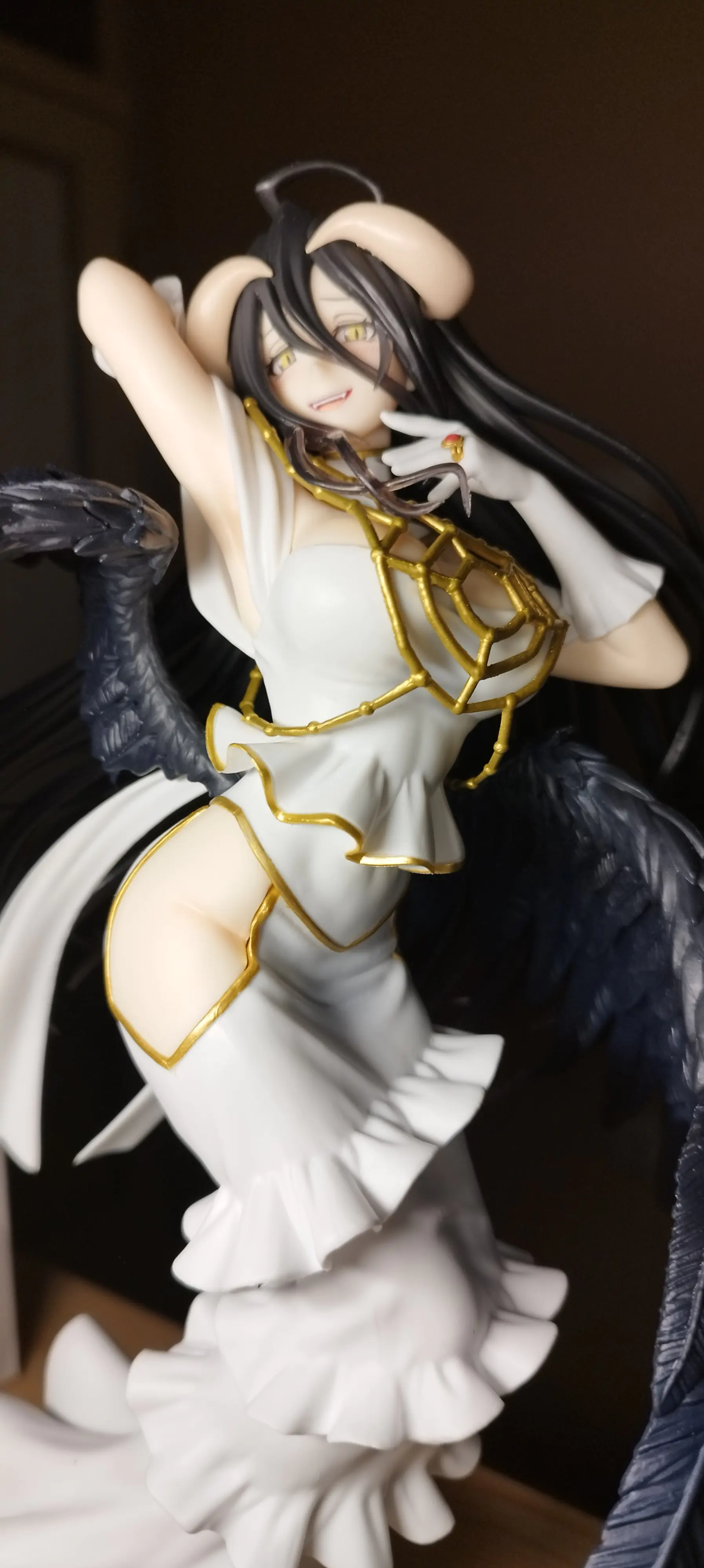 Overlord T-most PVC Soška Albedo Pure White Devil Ver. 29 cm fotografii produktu