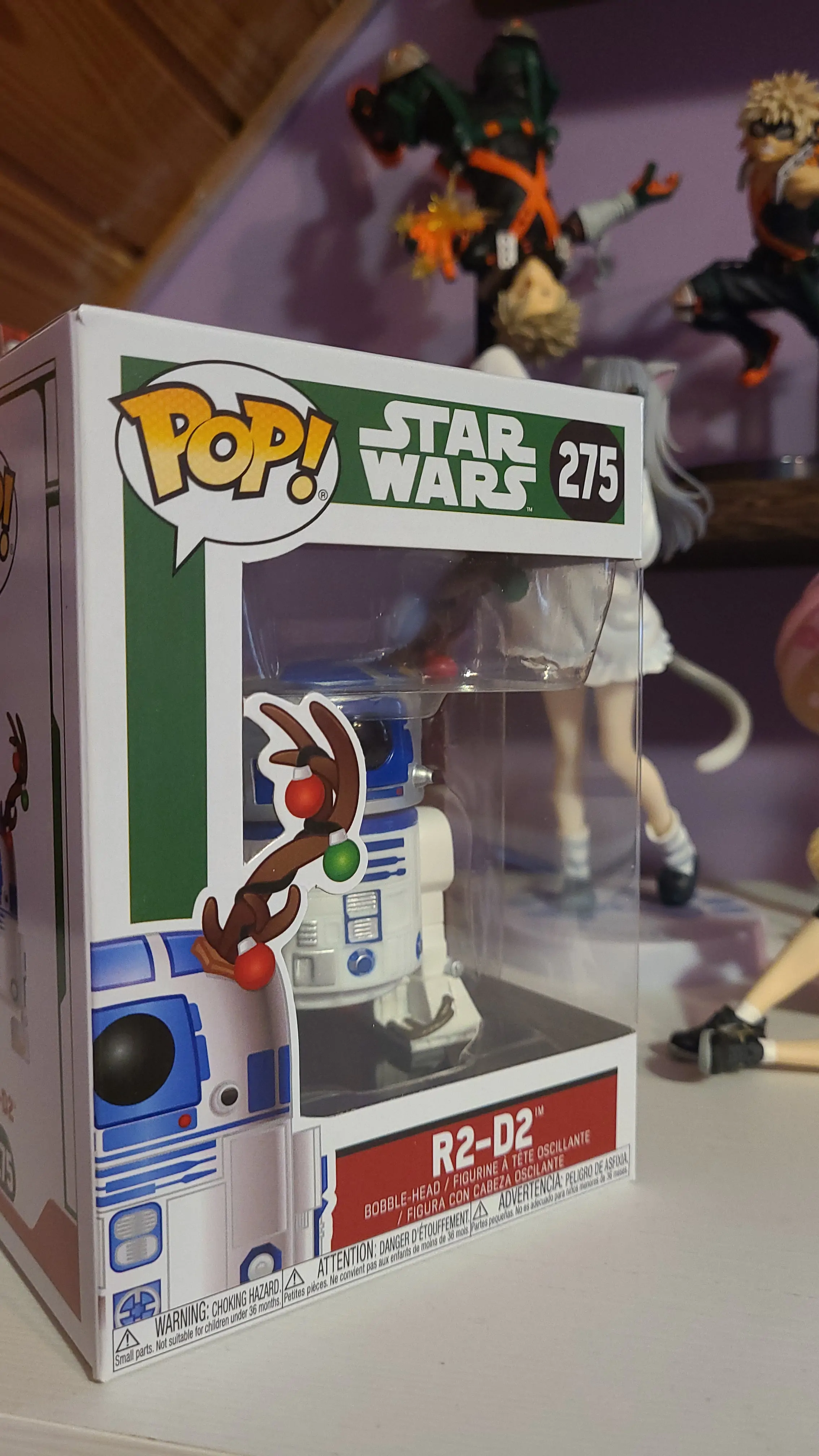 POP figurka Star Wars Holiday R2-D2 s parohy fotografii produktu