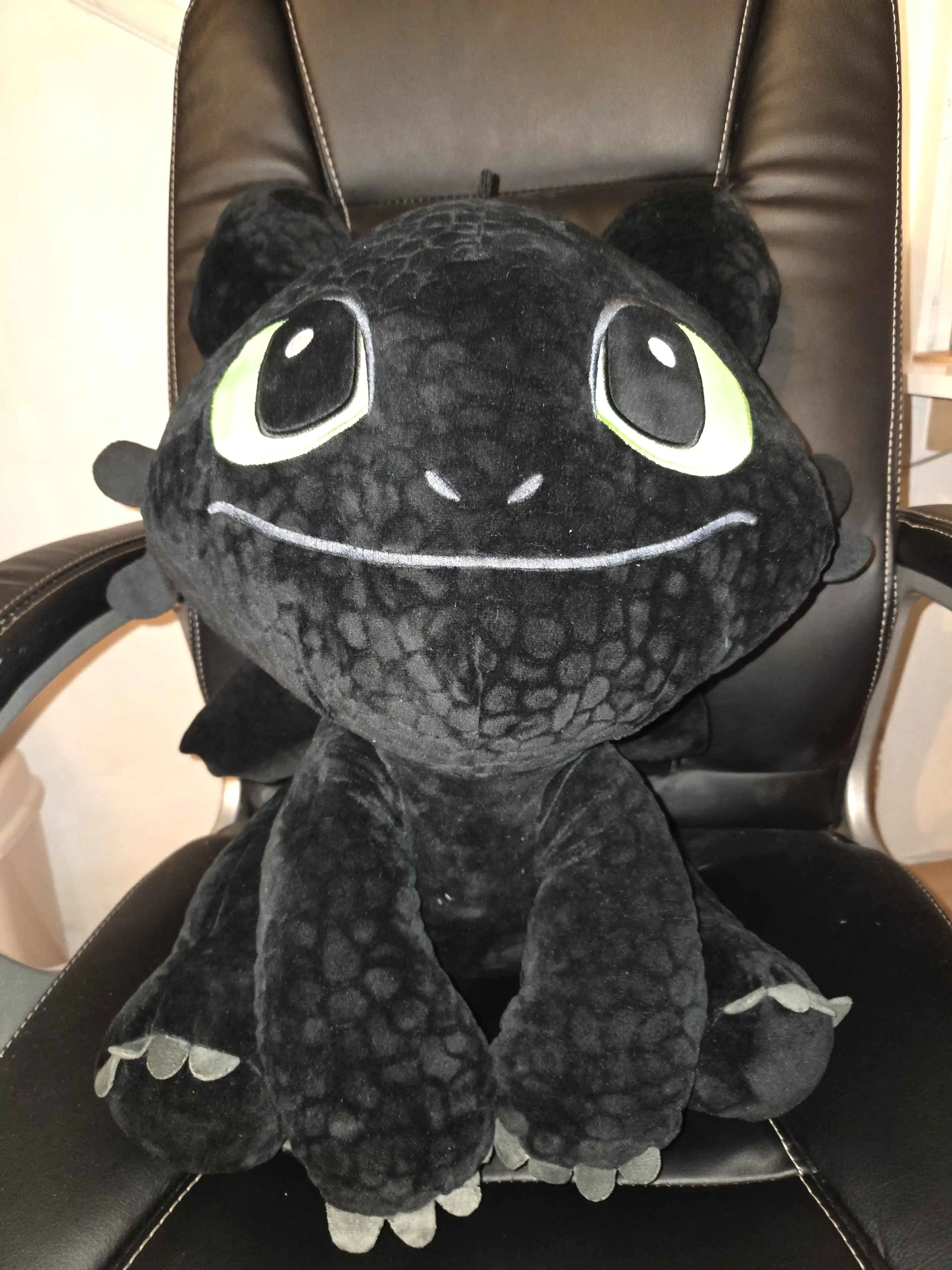 Jak vycvičit draka Plyšová figurka Toothless Open Eyes verze 60 cm fotografii produktu