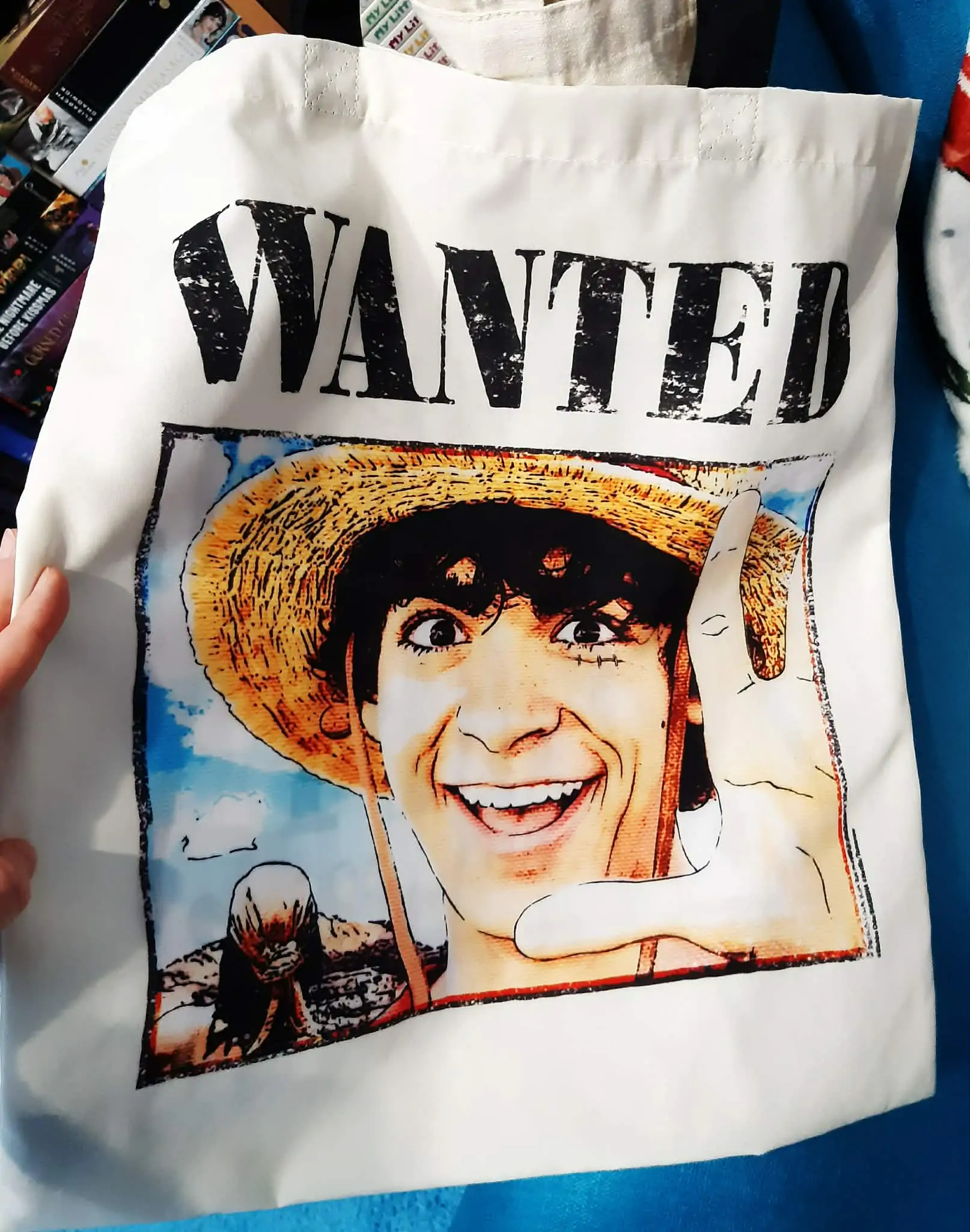 Plátěná taška One Piece Wanted Luffy fotografii produktu