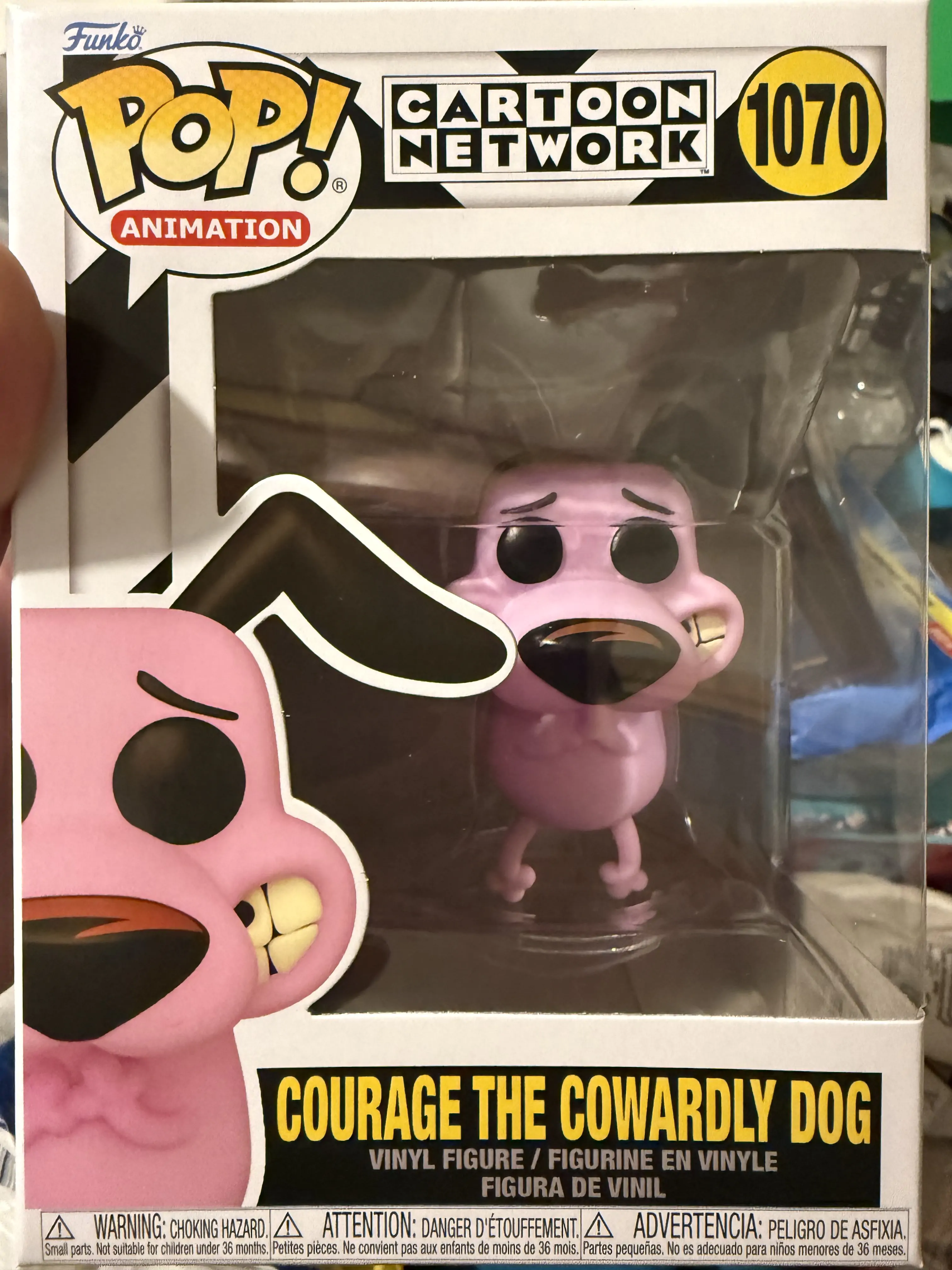 Courage the Cowardly Dog POP! Animation Vinylová figurka Courage 9 cm fotografii produktu