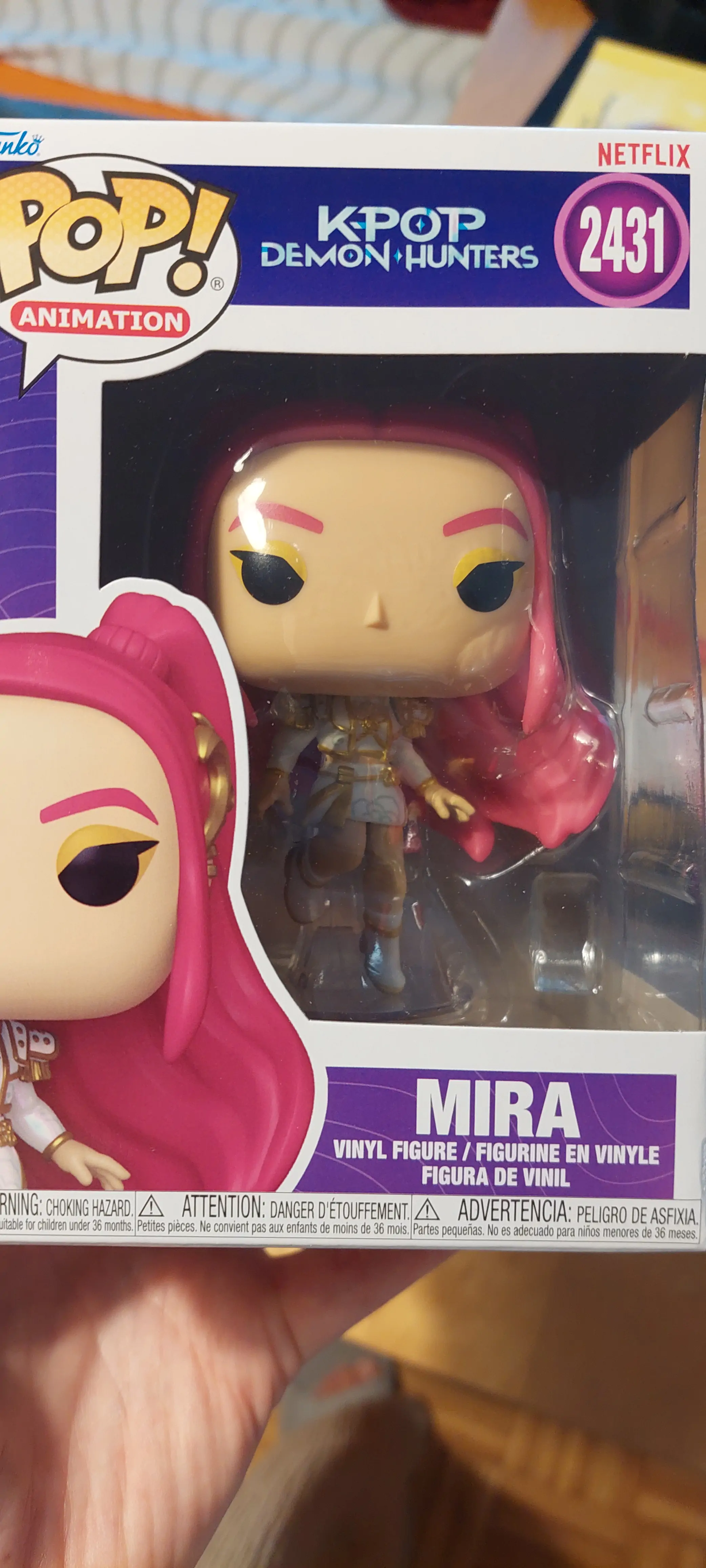 KPop Demon Hunters Funko POP! Animation Vinylová figurka Mira 9 cm fotografii produktu