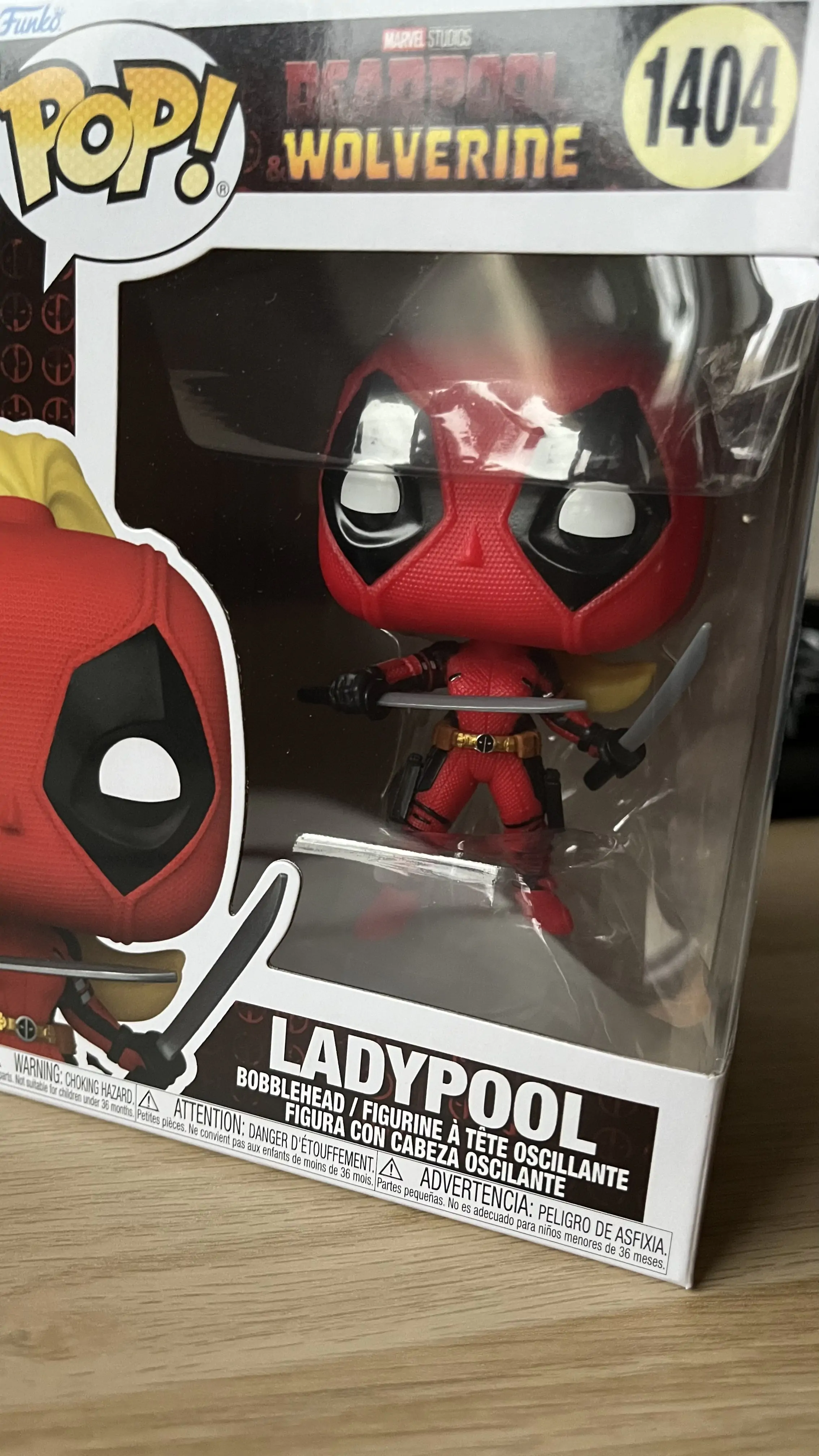 Deadpool 3 Funko POP! Marvel Vinyl Figurka Ladypool 9 cm fotografii produktu