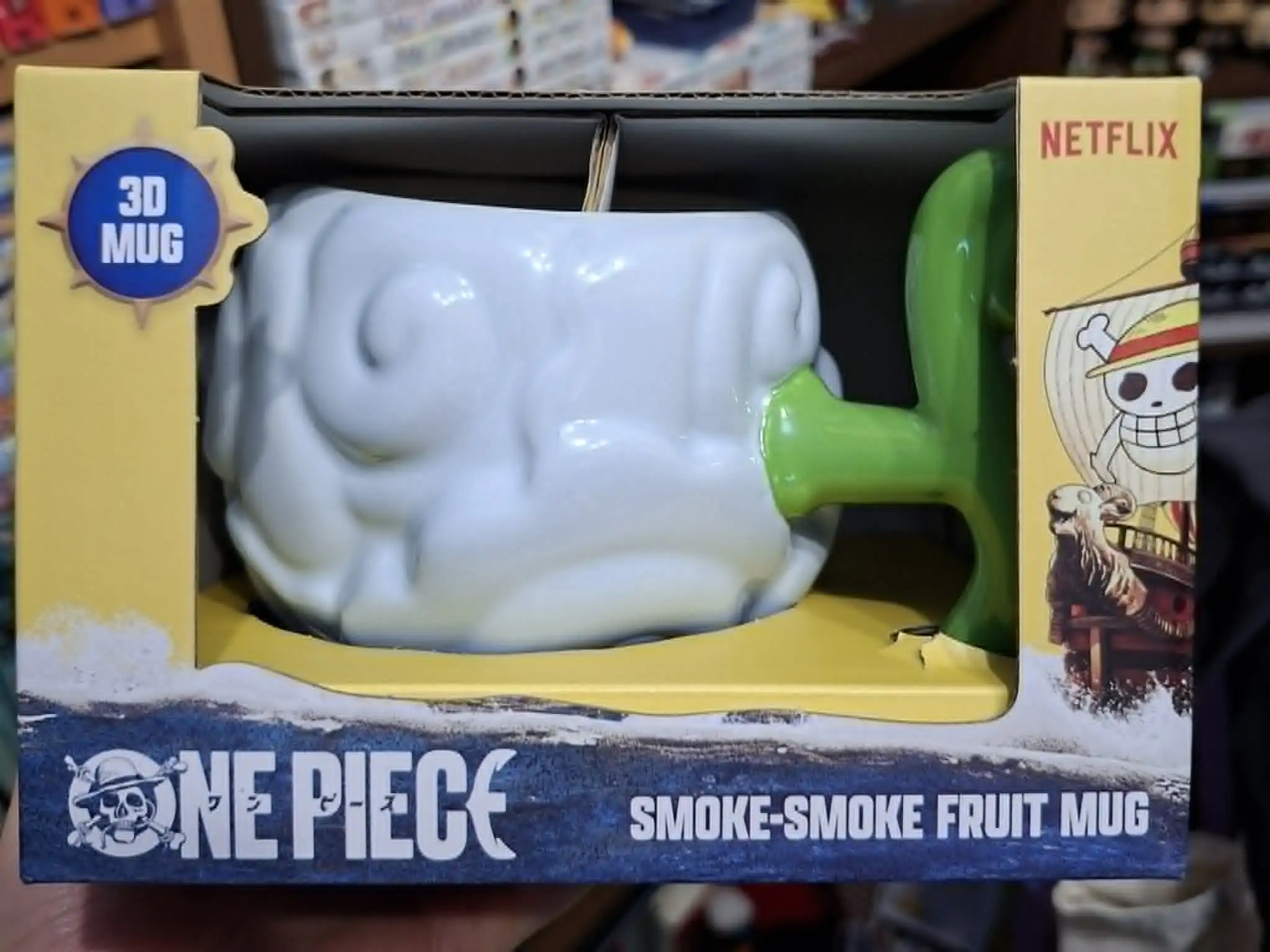 One Piece Netflix 3D hrnek Fruit Smoke-Smoke 600 ml fotografii produktu