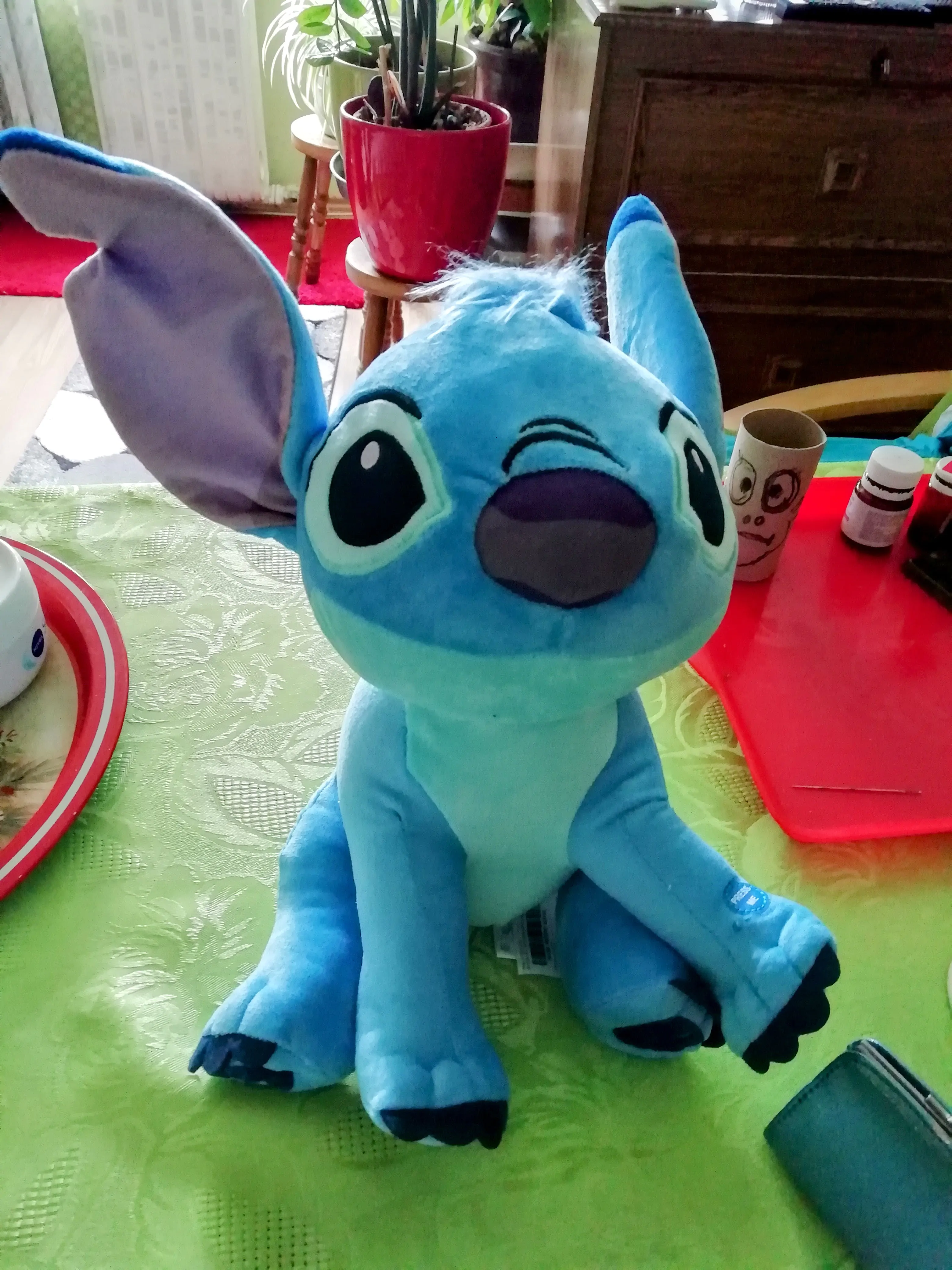 Lilo & Stitch plyšová figurka se zvukem Stitch 30 cm fotografii produktu