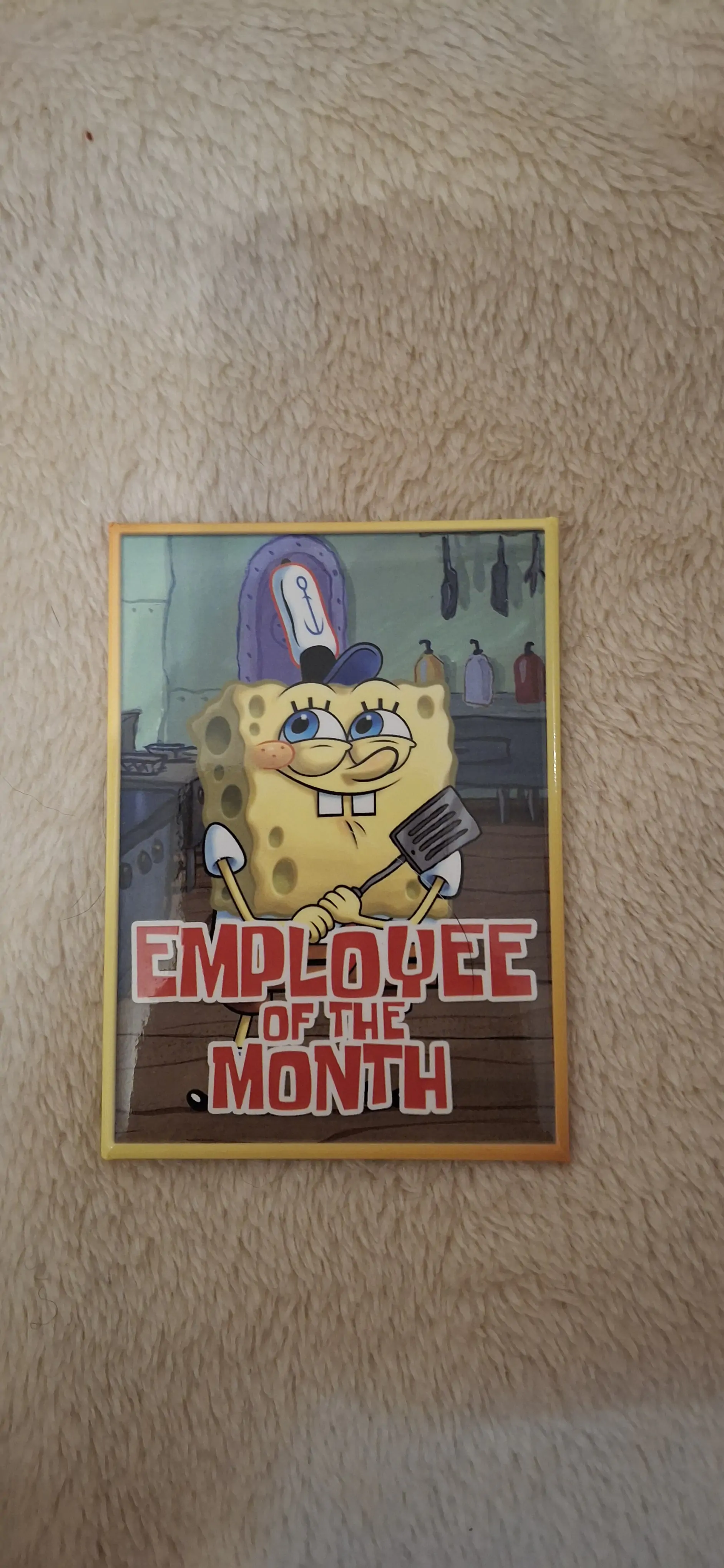 SPONGEBOB SQUAREPANTS Magnet Zaměstnanec měsíce fotografii produktu