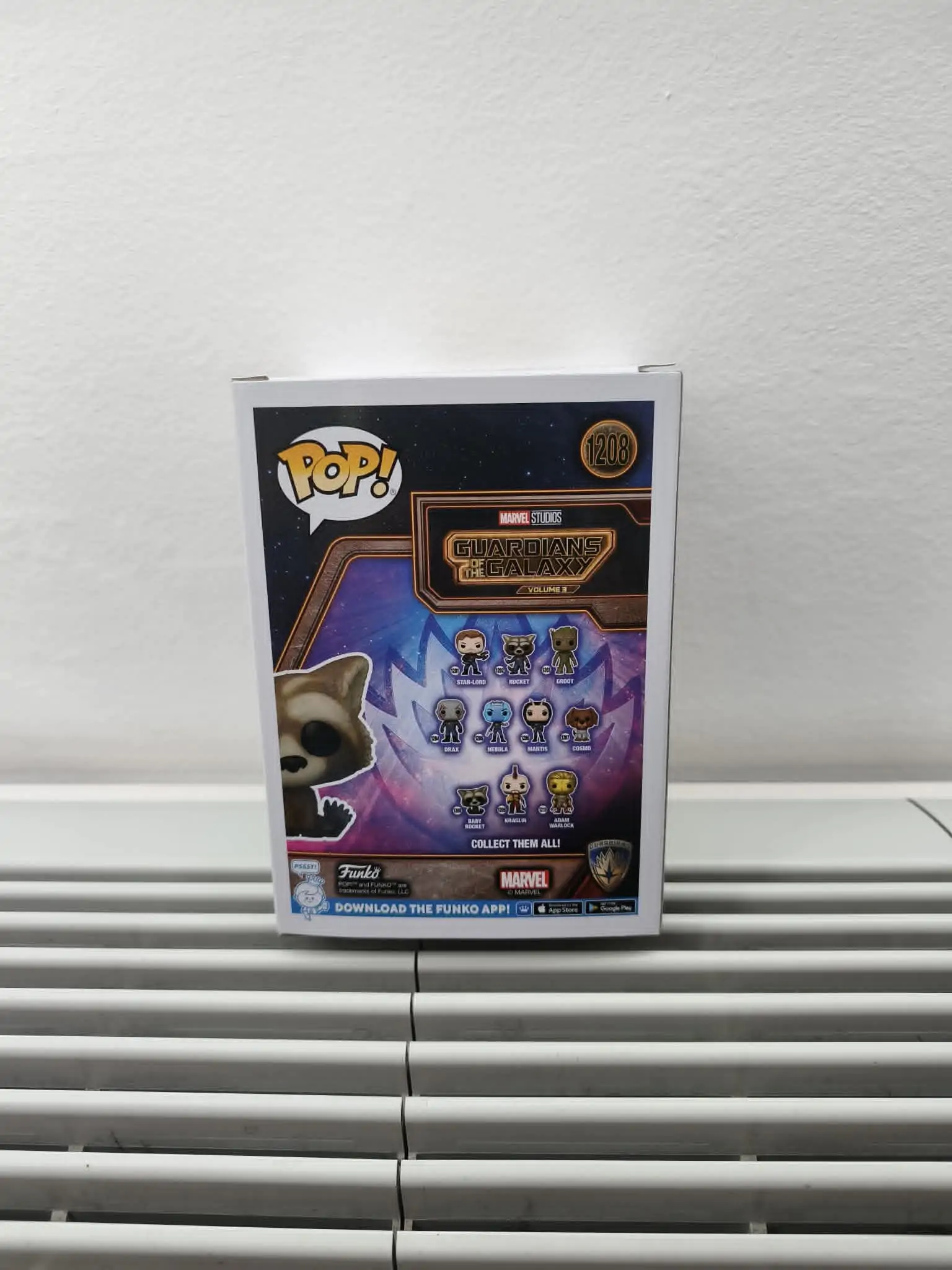 Guardians of the Galaxy Vol. 3 POP! Vinylová figurka Baby Rocket 9 cm fotografii produktu