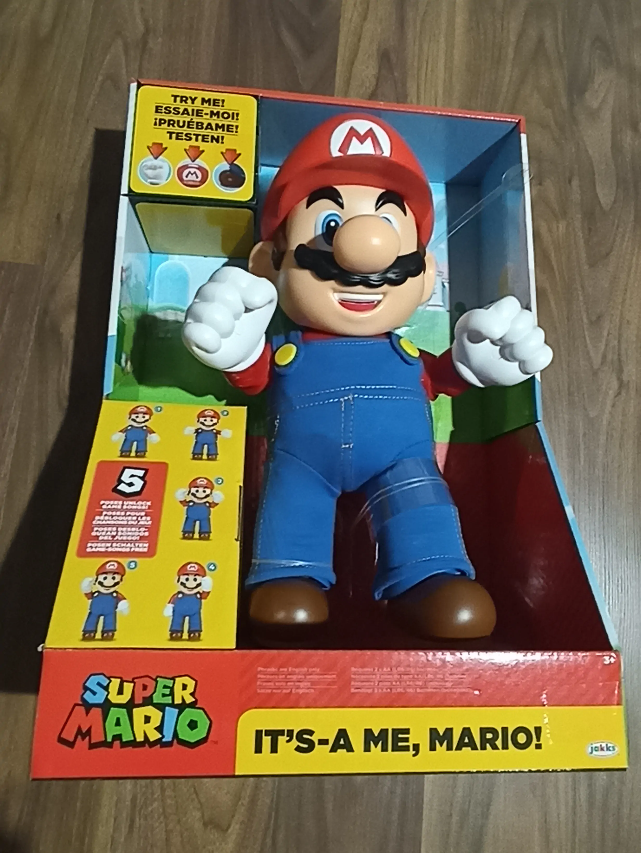 World of Nintendo Mluvící akční figurka It's-A Me! Mario 30 cm fotografii produktu