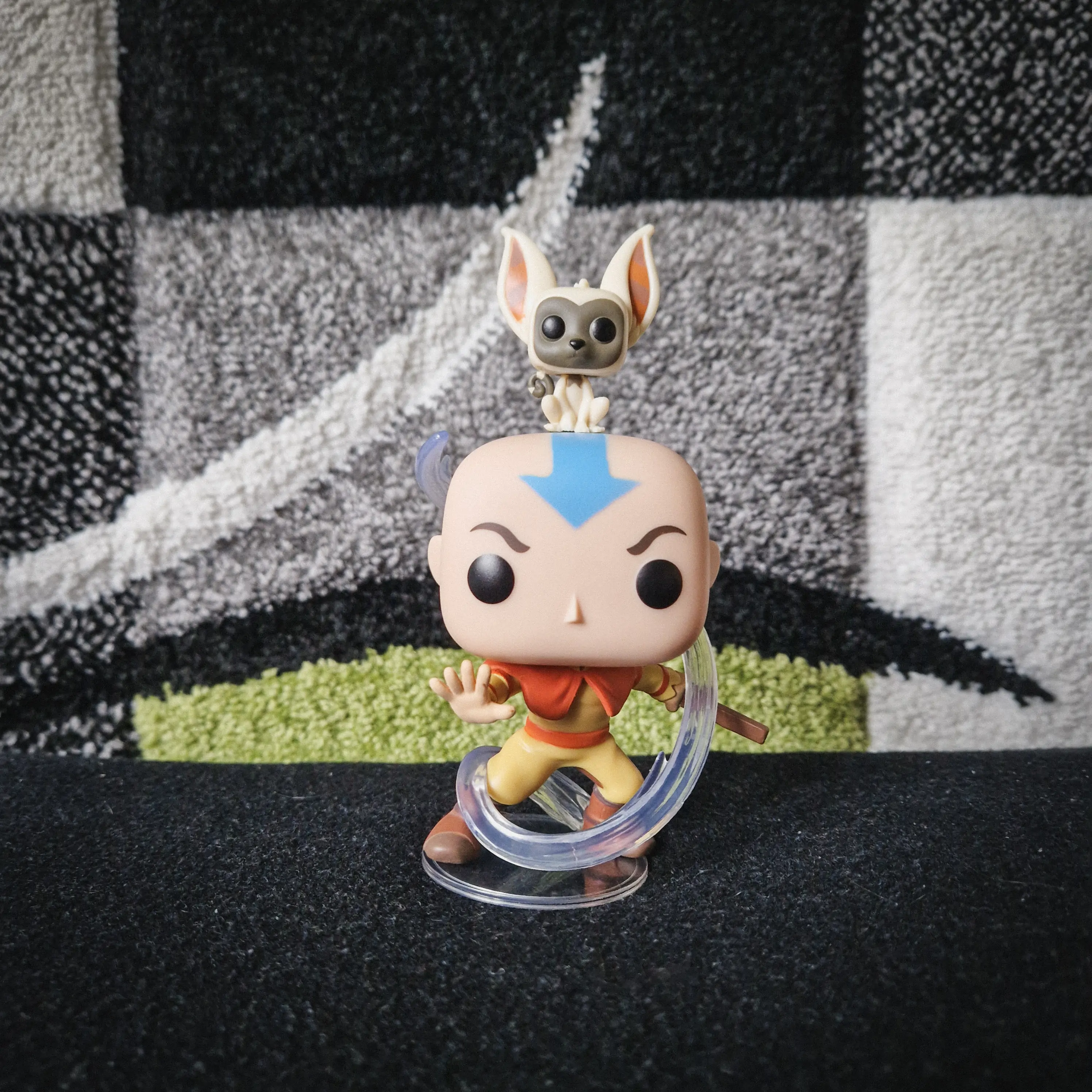 Avatar The Last Airbender POP! Animation Vinylová figurka Aang s Momo 9 cm fotografii produktu