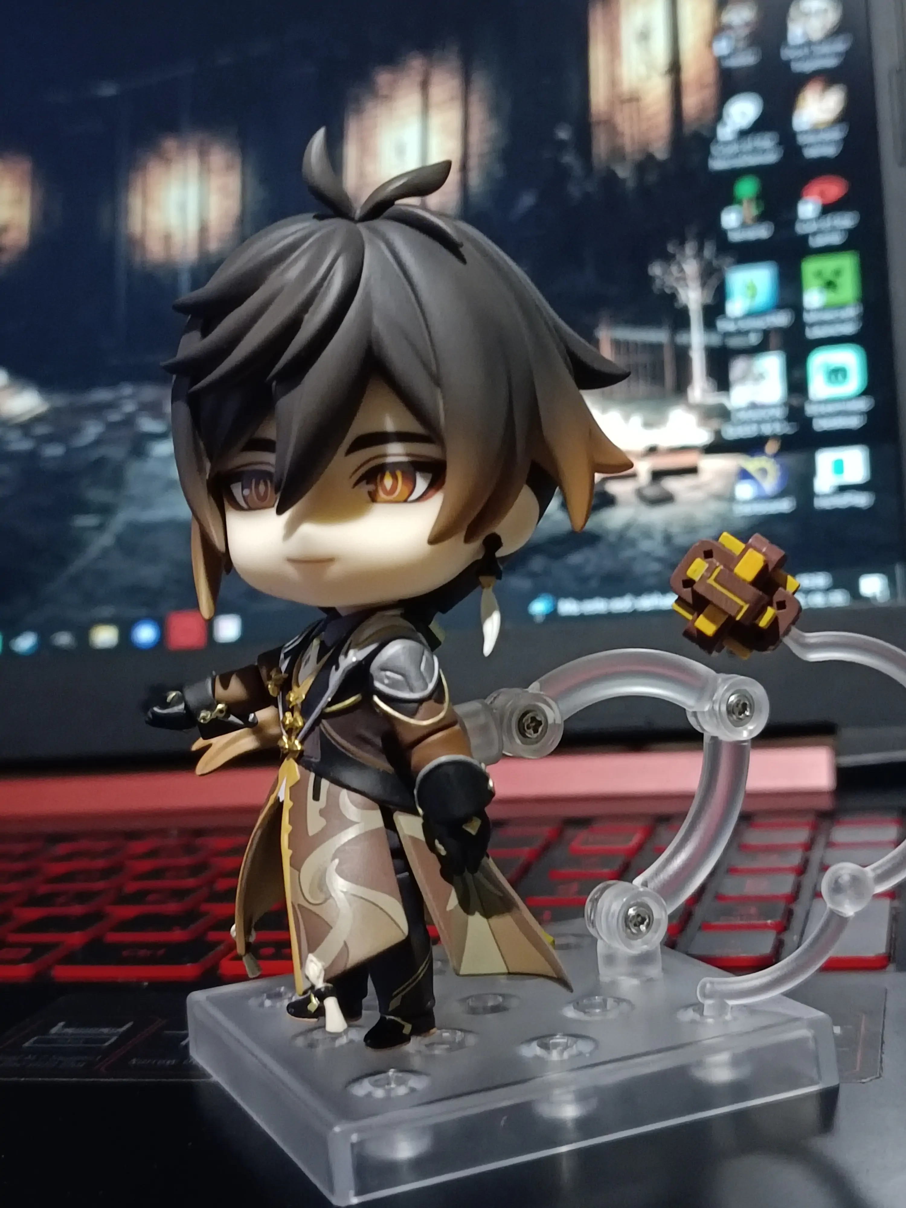 Genshin Impact Nendoroid Akční figurka Zhongli 10 cm fotografii produktu