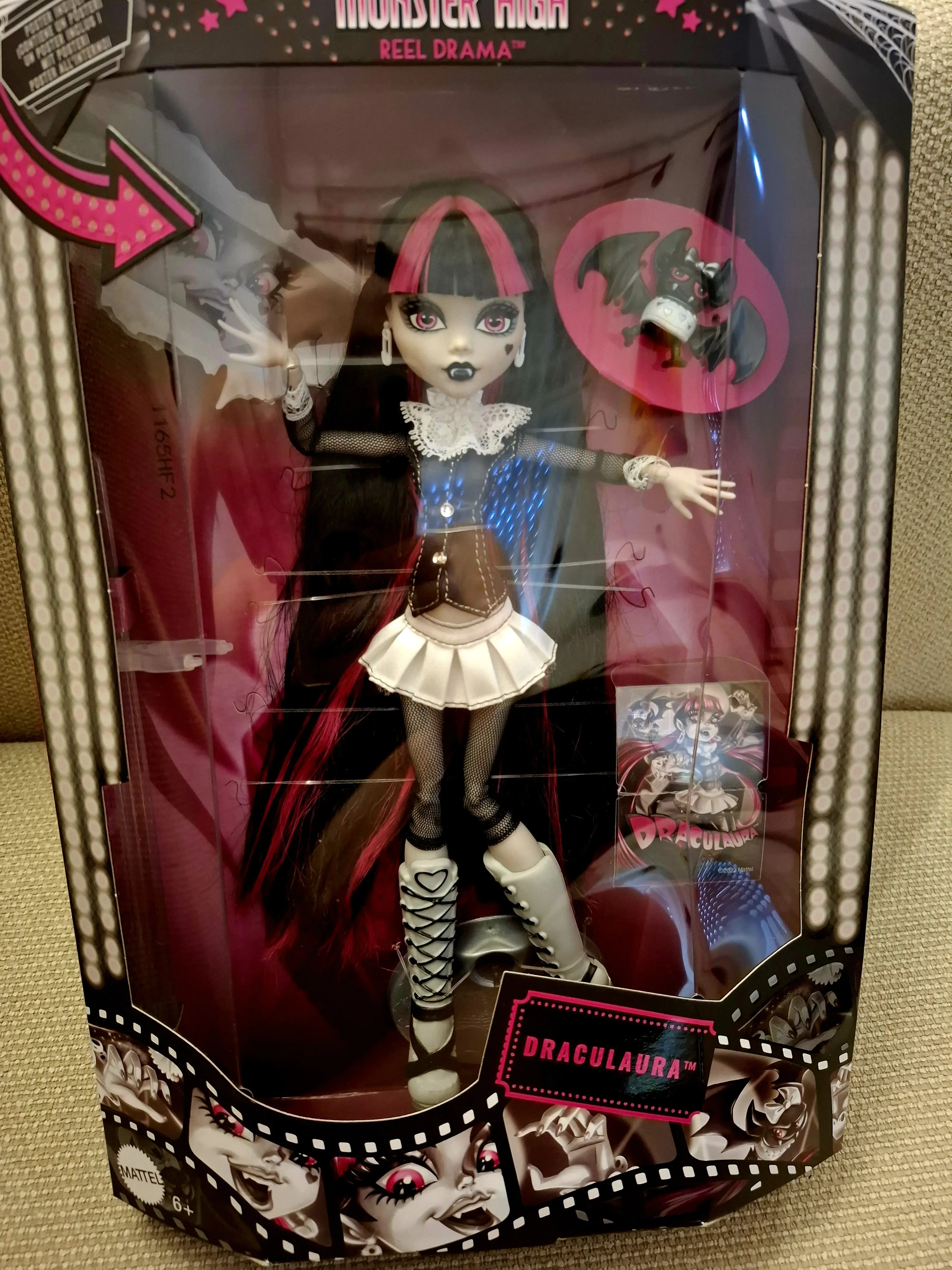 Monster High Reel Drama Draculaura panenka fotografii produktu