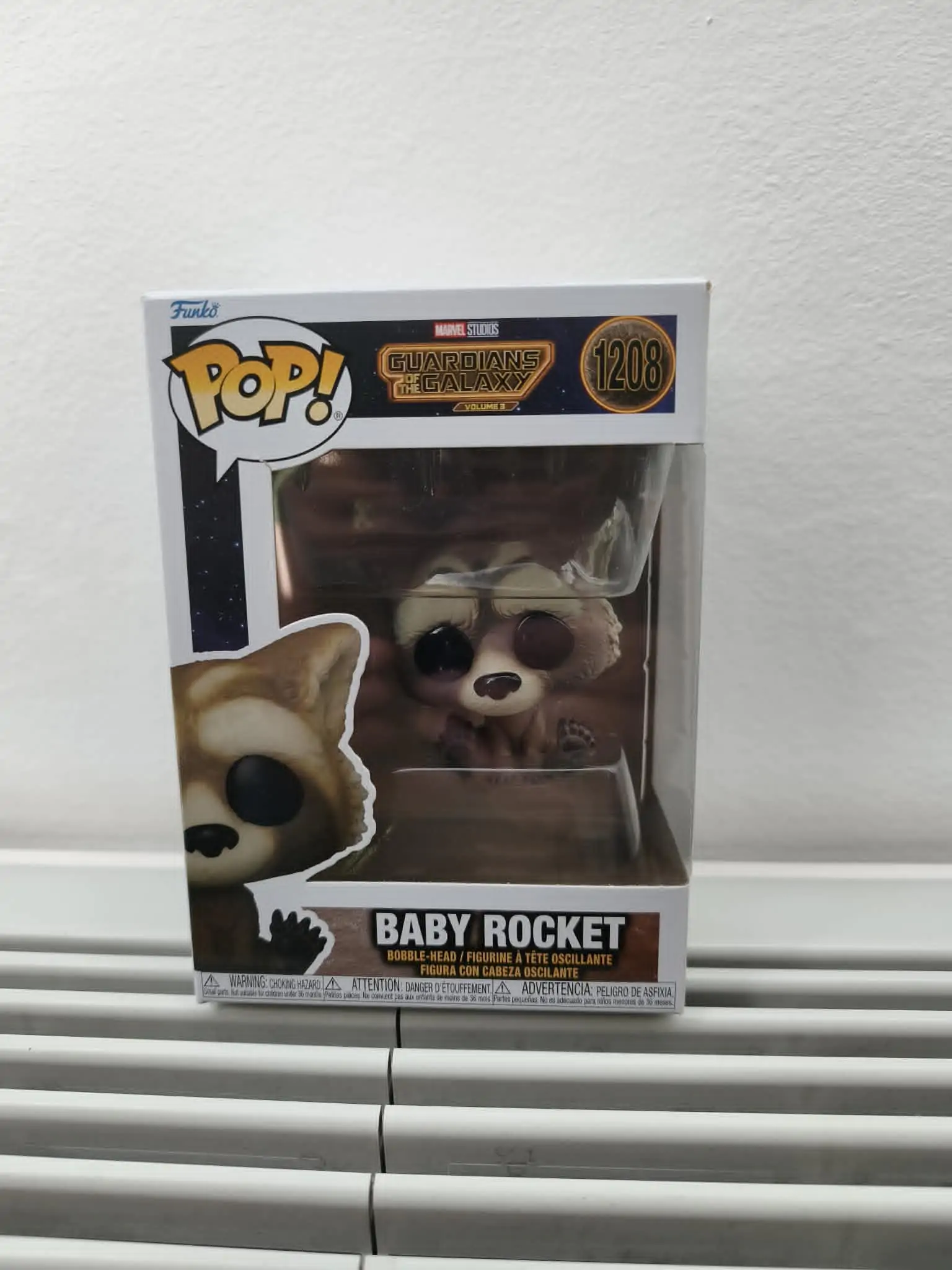 Guardians of the Galaxy Vol. 3 POP! Vinylová figurka Baby Rocket 9 cm fotografii produktu
