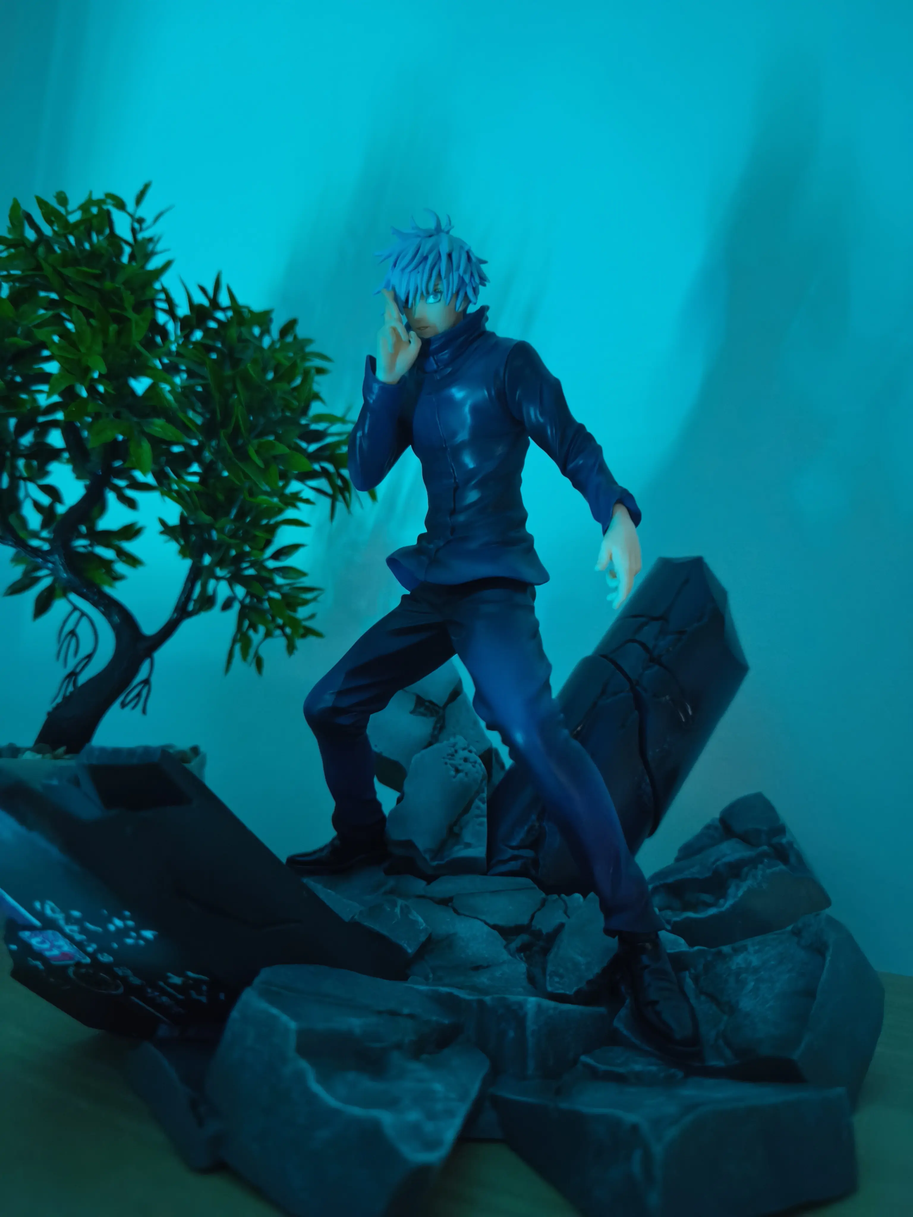Jujutsu Kaisen Figurizm Luminasta PVC socha Shibuya Incident Satoru Gojo Unlimited Void 21 cm fotografii produktu
