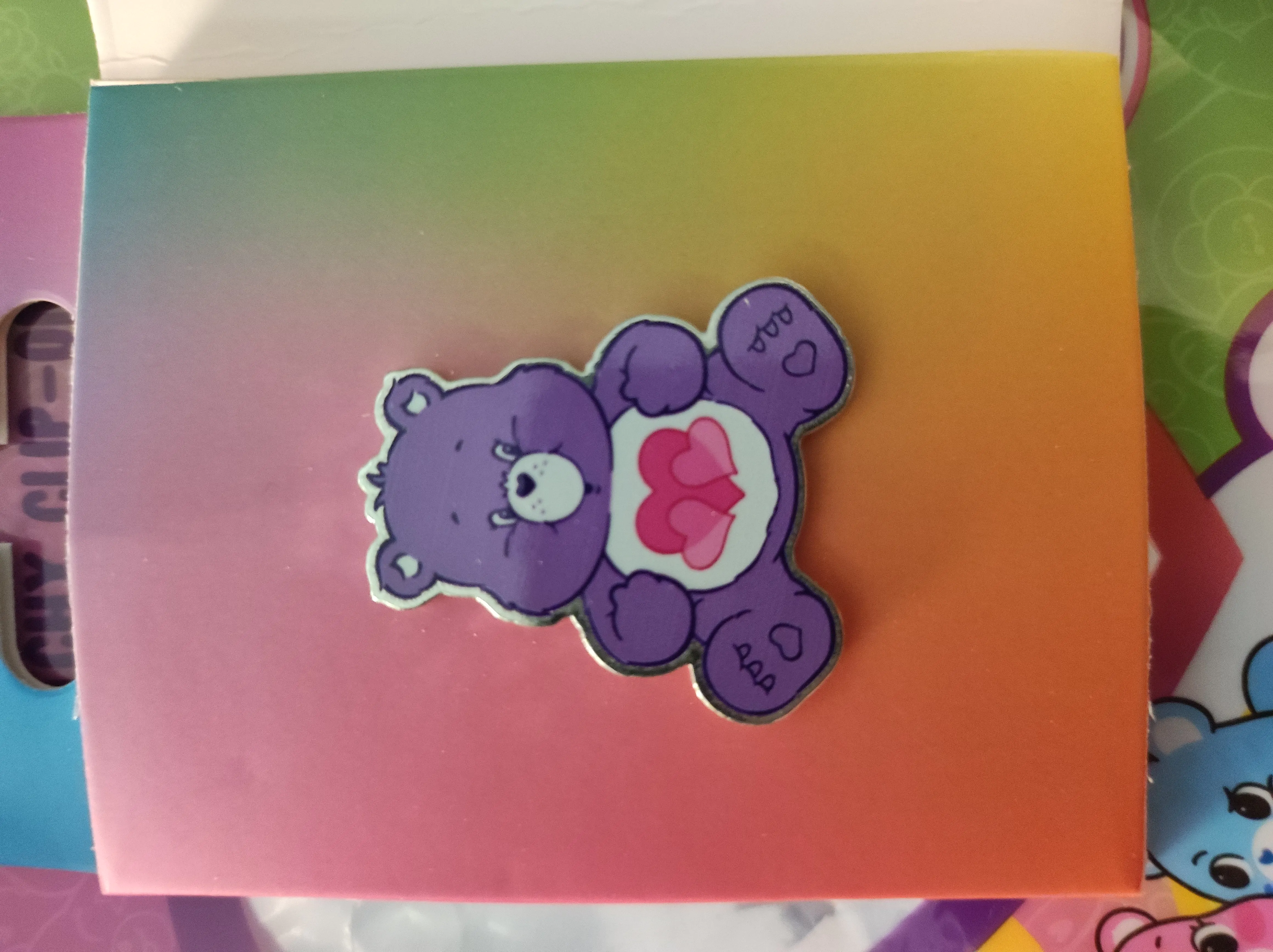 Care Bears Enamel odznáček připínáček Harmony Bear fotografii produktu