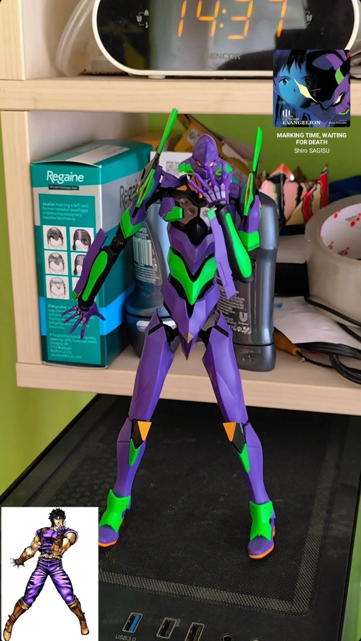 Neon Genesis Evangelion AMK Series Plastikový Model Kit Eva-01 20 cm fotografii produktu